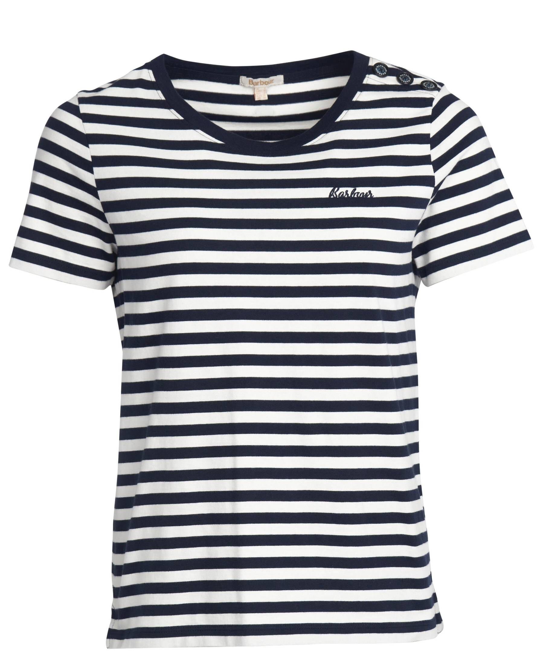 Damen T-Shirt FERRYSIDE (1-tlg) Barbour T-Shirt