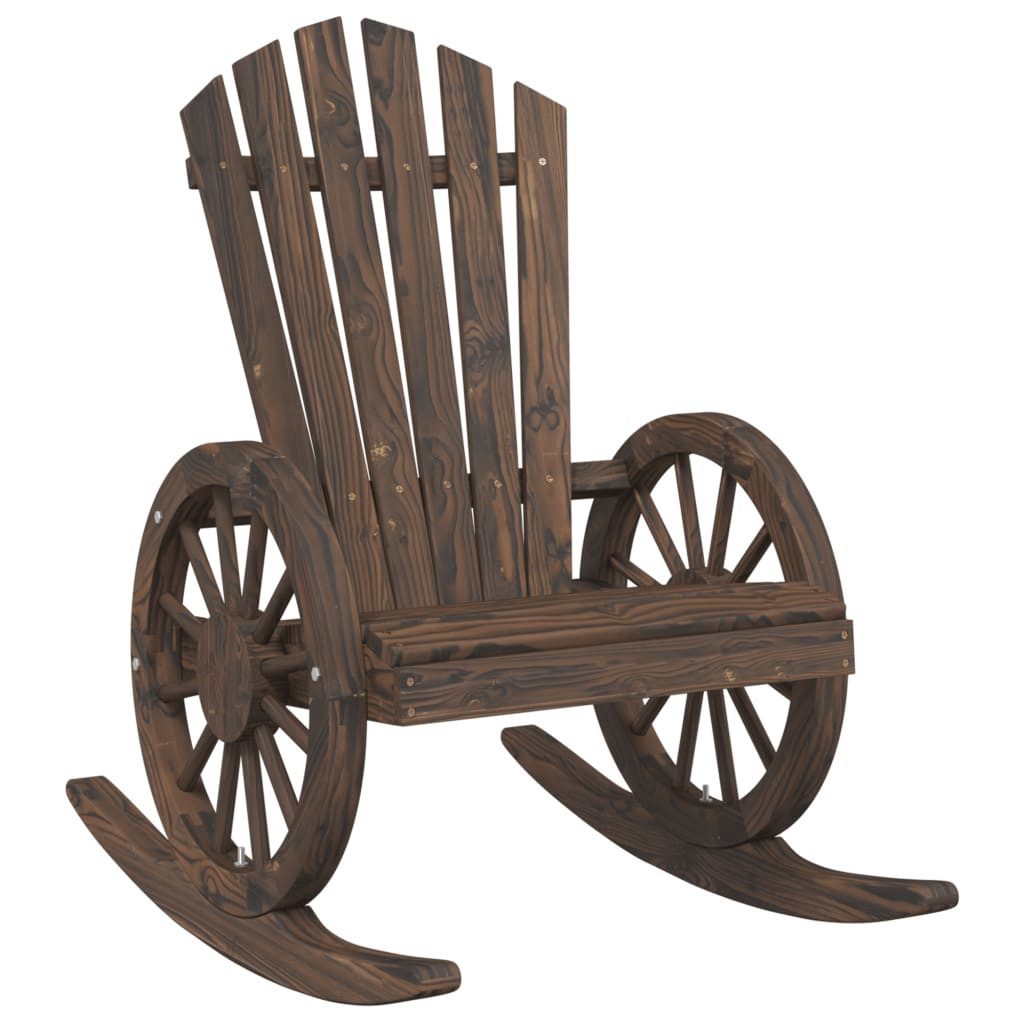vidaXL Gartenstuhl Adirondack-Schaukelstuhl Massivholz Tanne (1 günstig online kaufen
