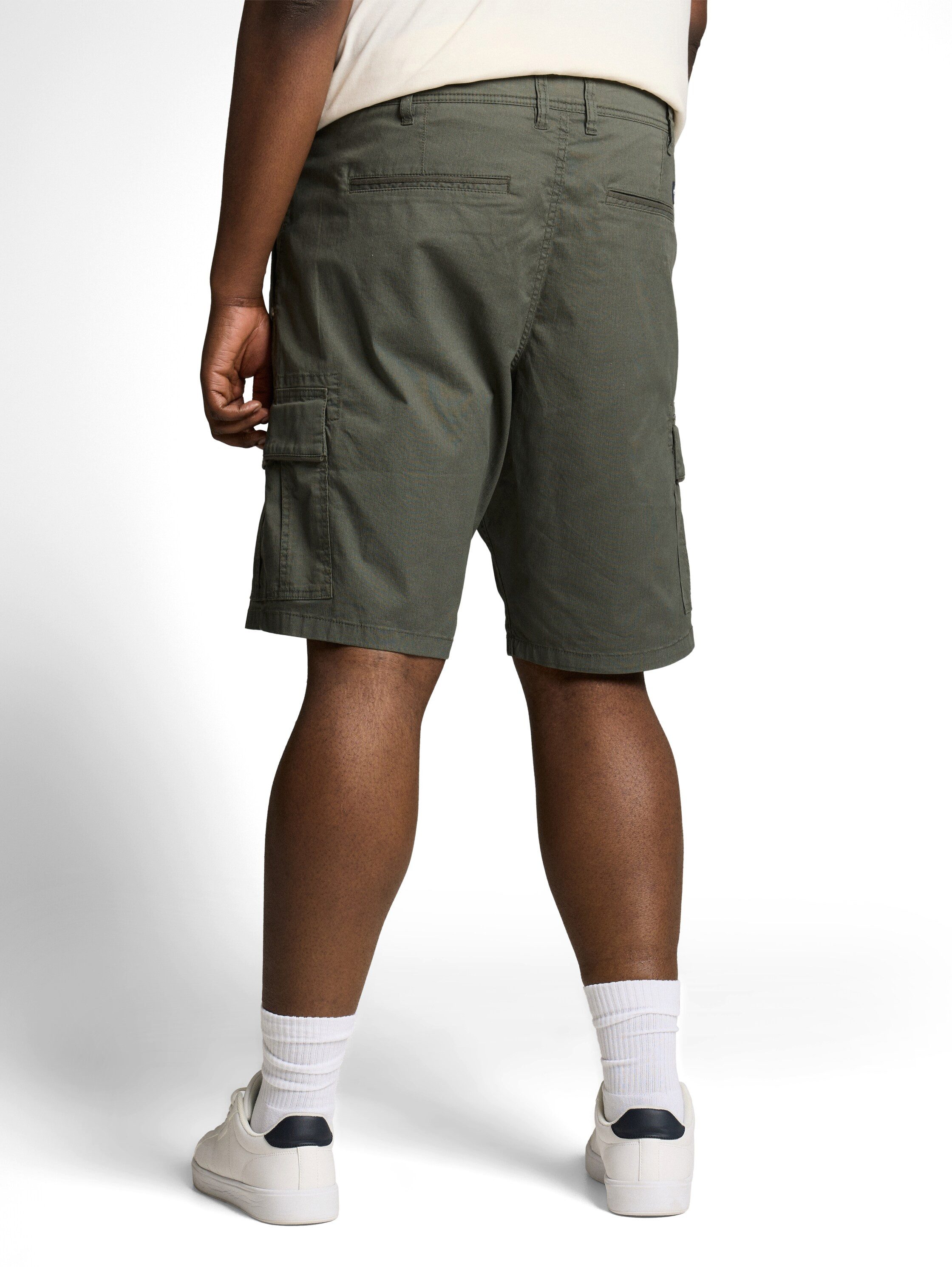 TOM TAILOR PLUS Cargohose Cargo-Shorts mit Stretch