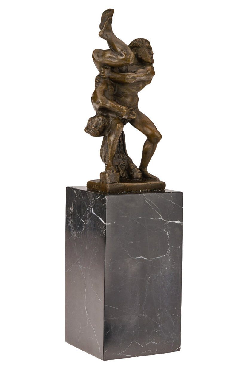 Aubaho Skulptur Bronzeskulptur Herkules Hercules Diomedes Bronze Skulptur 34cm sculptu