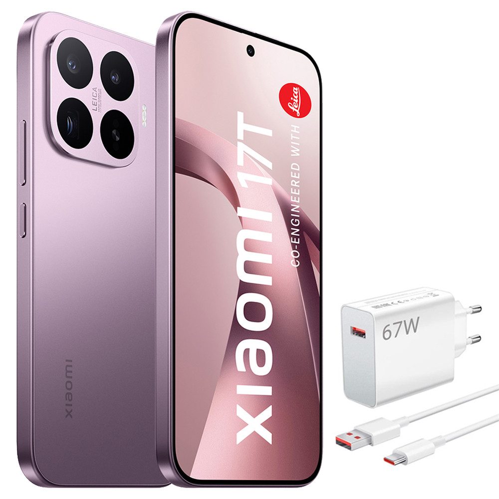 Xiaomi 17T 12+256GB Smartphone & 67W HyperCharge Handy (50 MP Kamera)