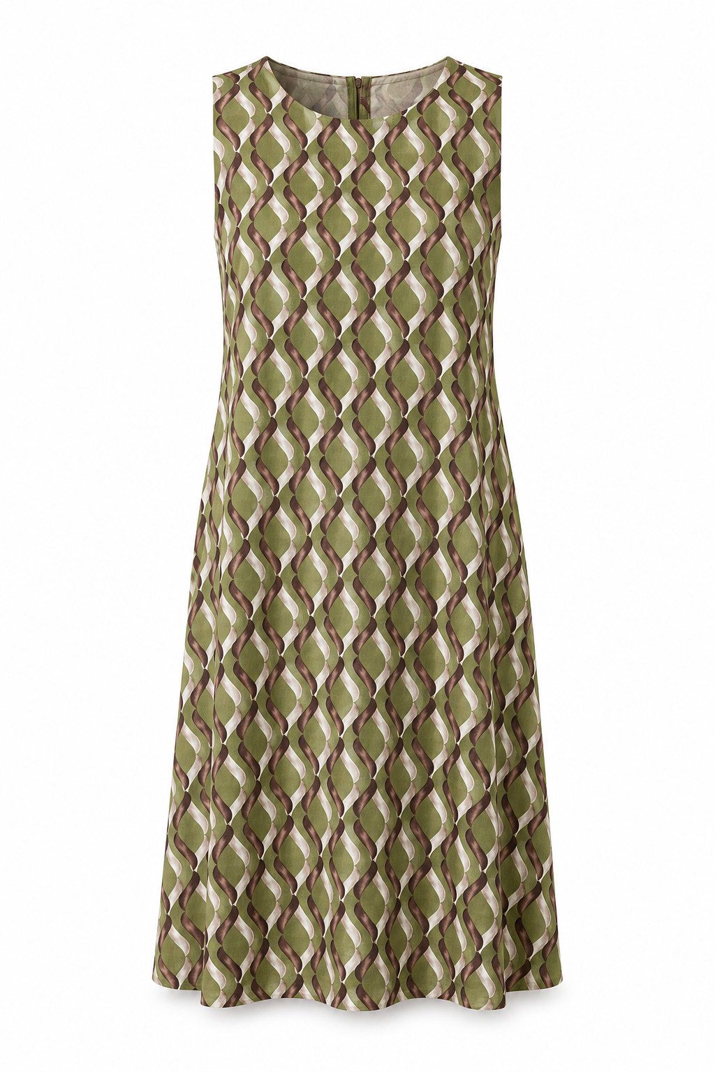 ITALY VIBES Etuikleid - Luftiges Midikleid aus Baumwolle für Damen - Sommerkleid ONE SIZE - passend für Größen S bis L