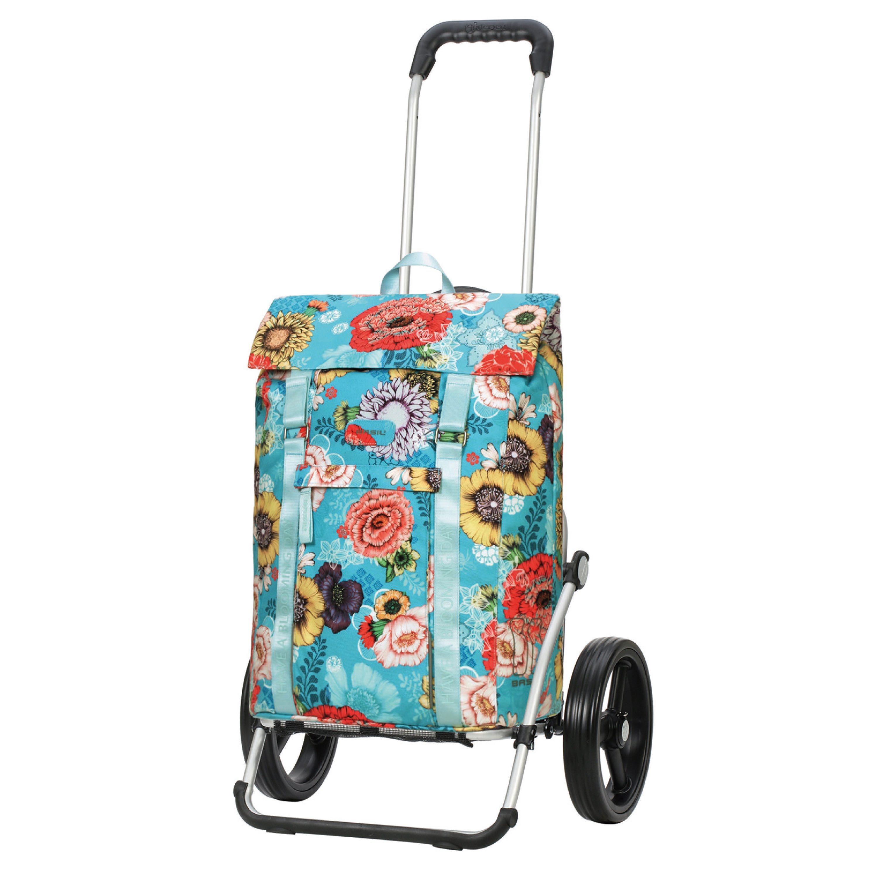 Einkaufstrolley Royal Shopper Basil Bloom blau