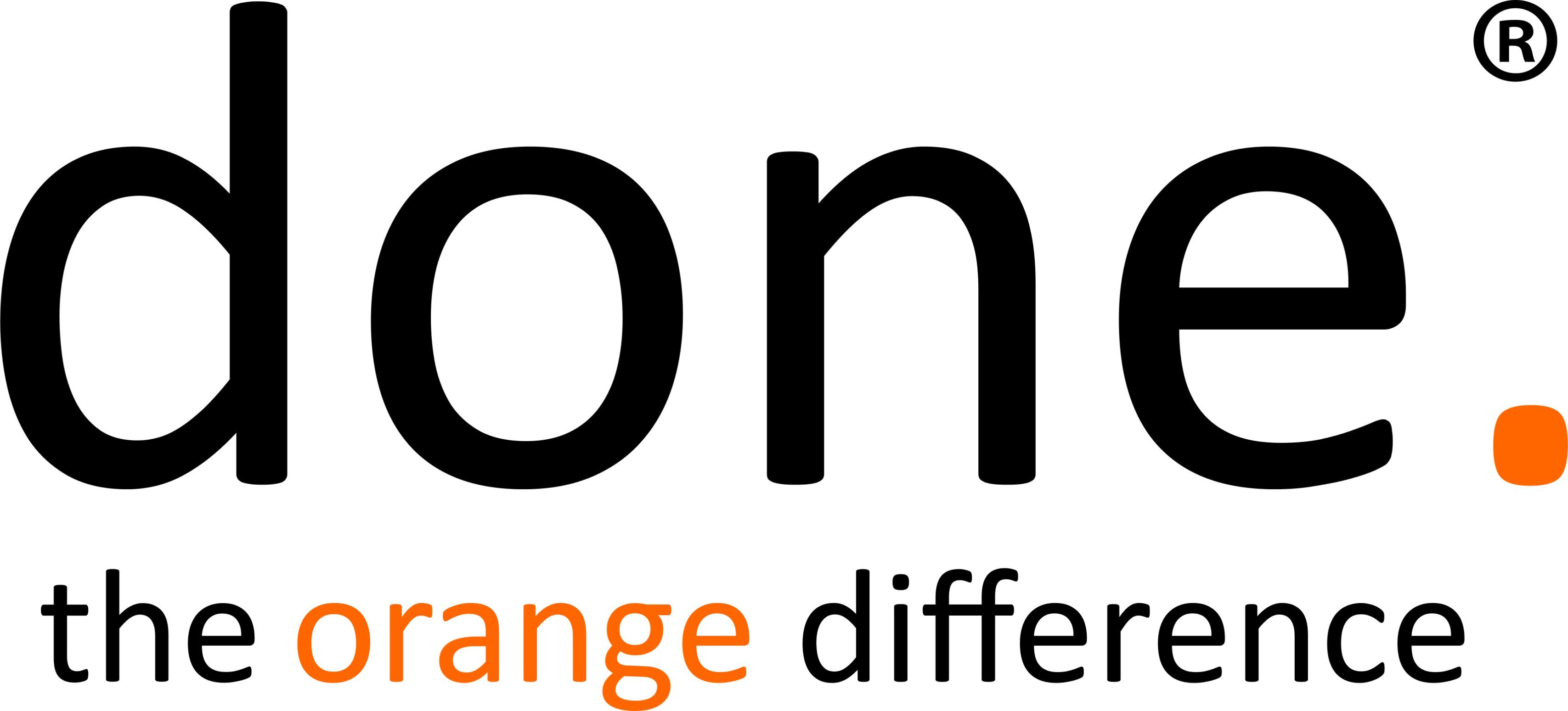done.® the orange difference