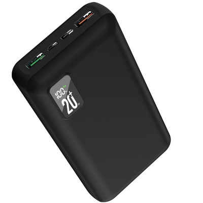 JOEAIS PowerBank 20000mAh Externe HandyAkkus Batterie USB C Type C Akku Powerbank, 22.5W Ladegerät Kompatibel