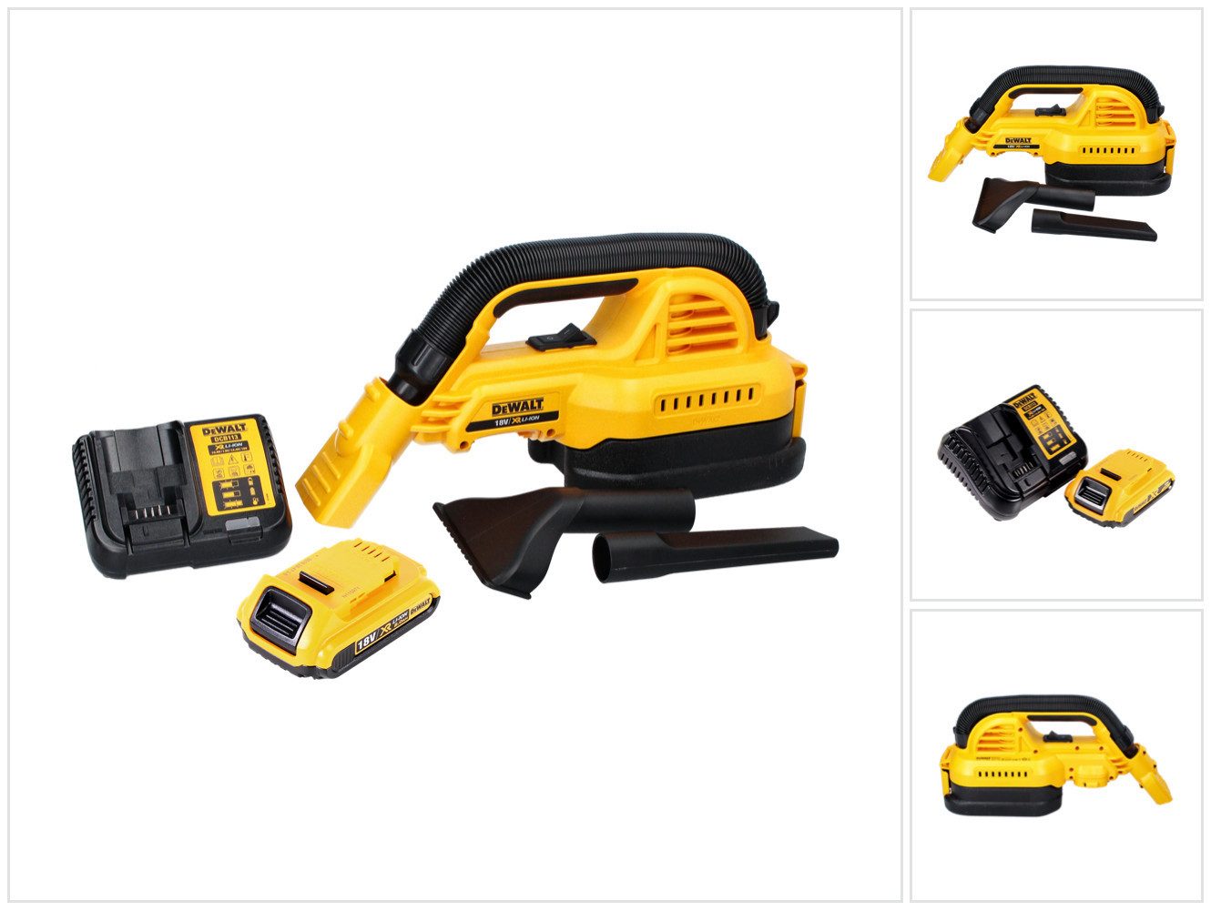 DeWalt Akku-Handstaubsauger DCV 517 D1 Akku Ручные пылесосы 18 V 1,9 L + 1x Akku 2,0 Ah + Ladeger