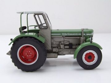 Schuco Modelltraktor Hürlimann D 200 S Traktor mit Kabine grün Modellauto 1:32 Schuco, Maßstab 1:32