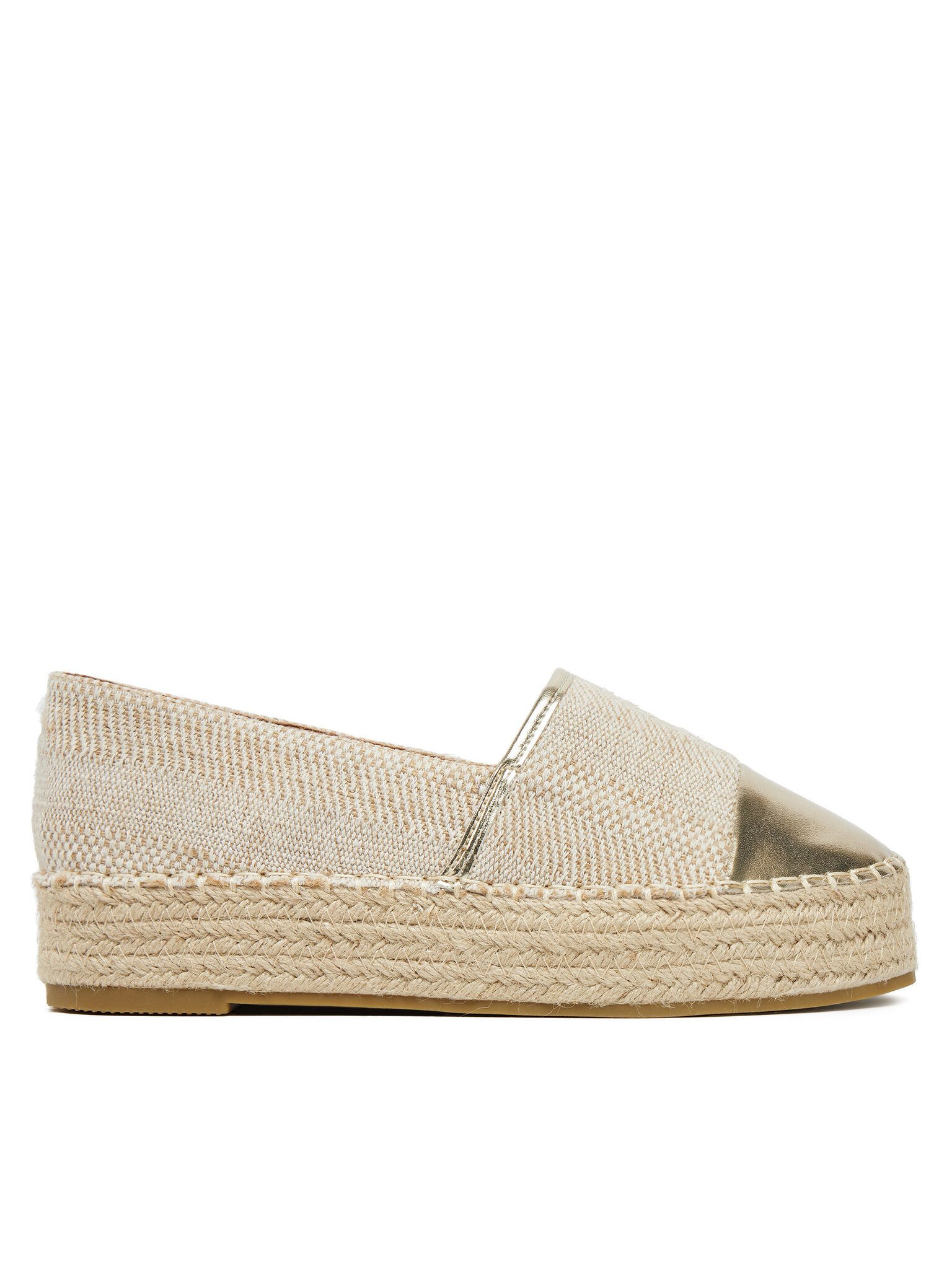 DeeZee Deezee Damen-Espadrilles Gold JSZ701-2 Espadrille