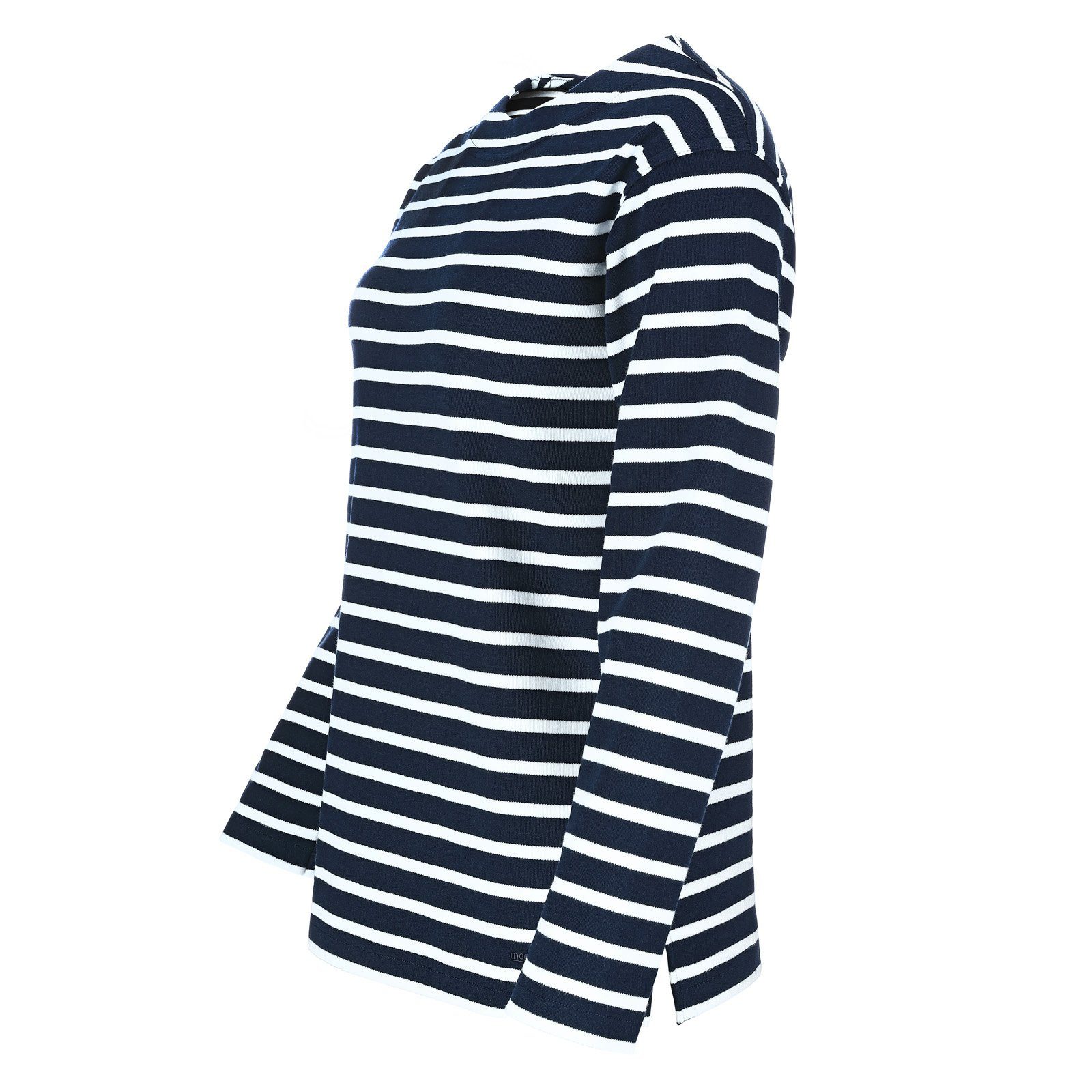 modAS Langarmshirt 2500D Damen Bretonisches Shirt U-Boot Ausschnitt - Ringe günstig online kaufen