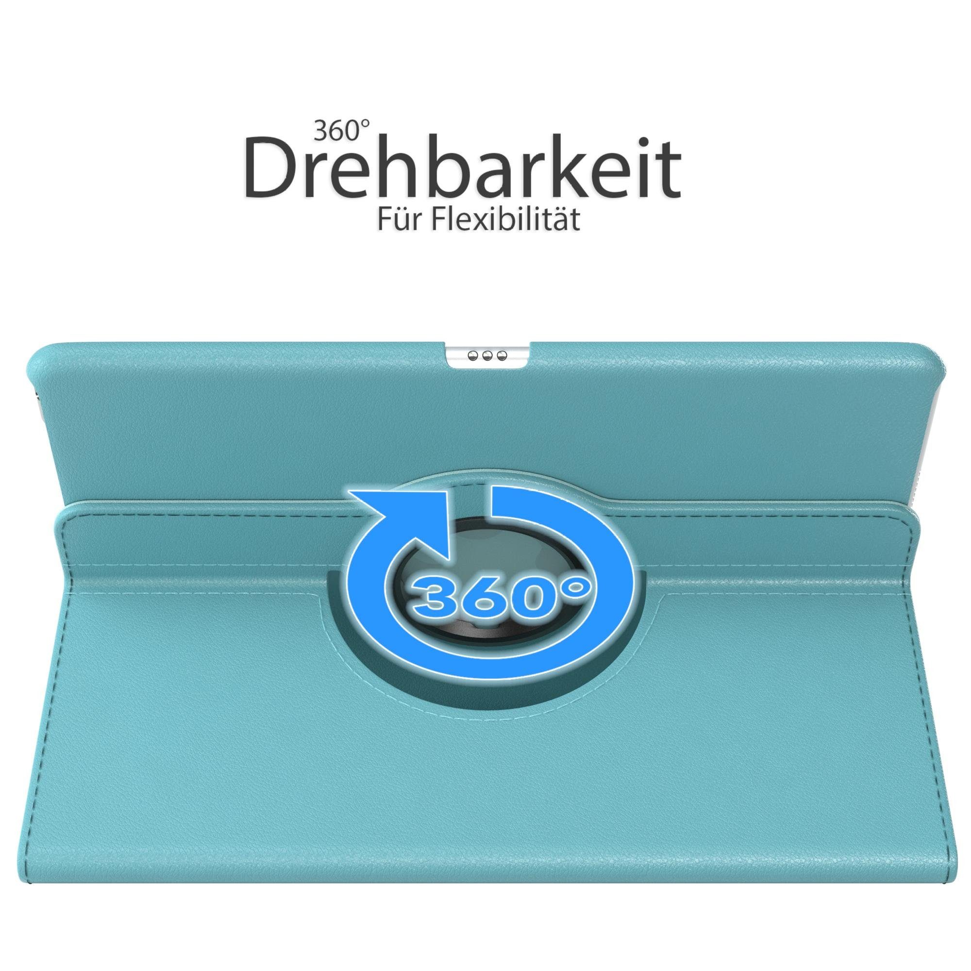 EAZY CASE Tablet-Hülle Rotation Case für Apple iPad 7./8./9. Gen. 10,2 Zoll, Schutzasche für Tablets Flipcase Hülle Kratzschutz Displayschutz Blau – Bild 2 von 5