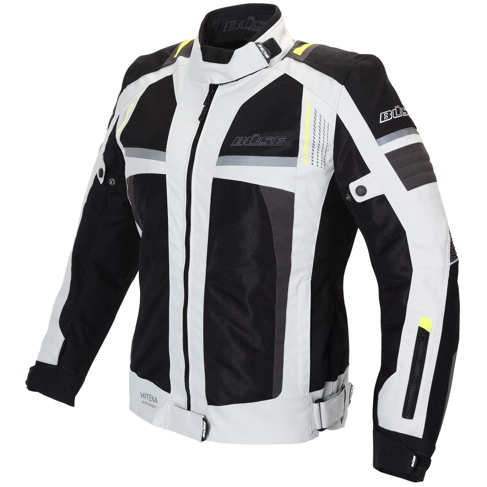 Büse Motorradjacke Büse Damen Livorno hellgrau Meshjacke