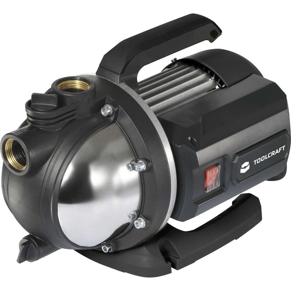 TOOLCRAFT Gartenpumpe TOOLCRAFT JGP110063INOX Gartenpumpe 7000 l/h 48 m