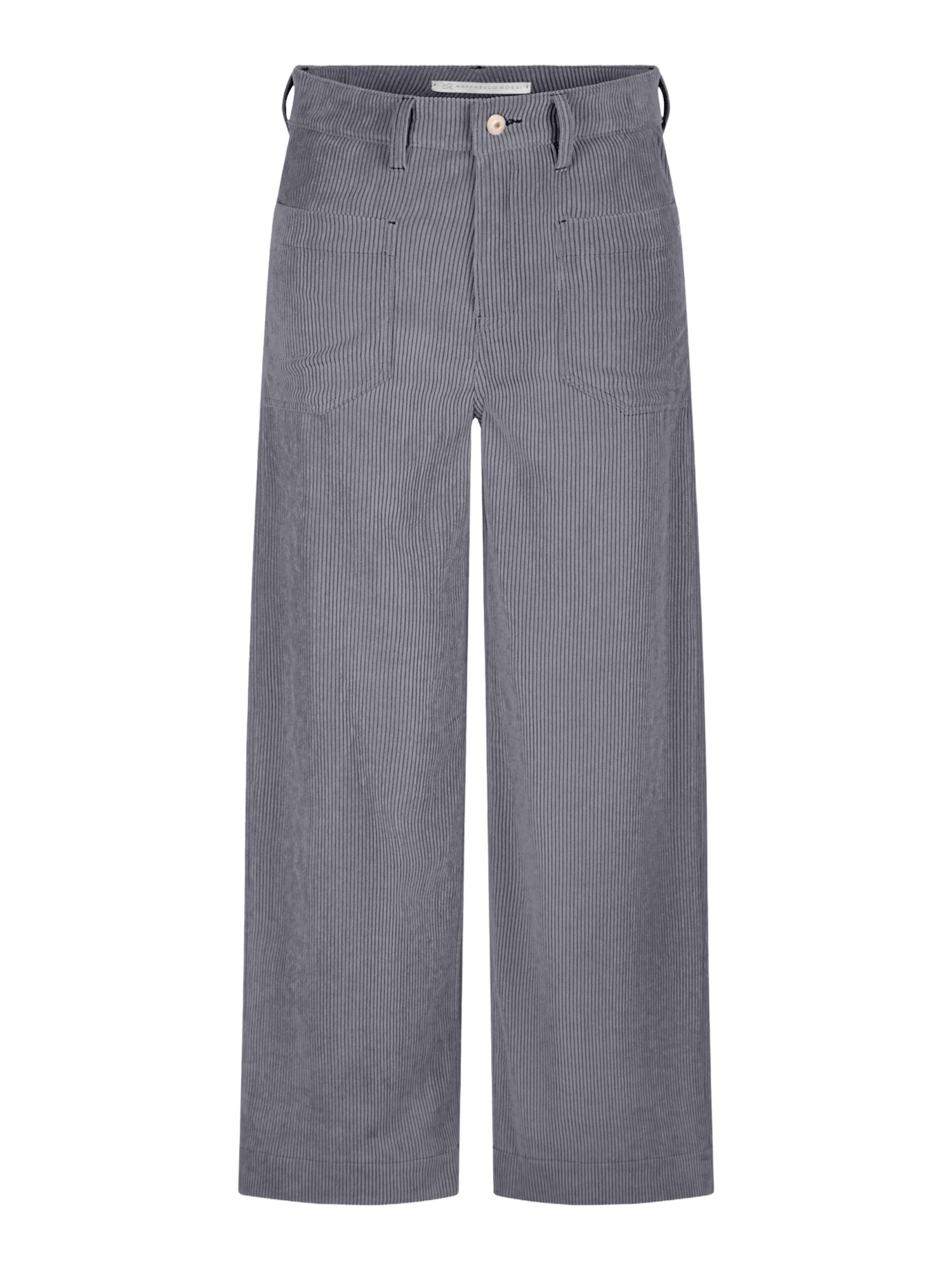 Raffaello Rossi Stoffhose grau,Casual,Polyester,Strukturiert,Wide Leg,Hoch