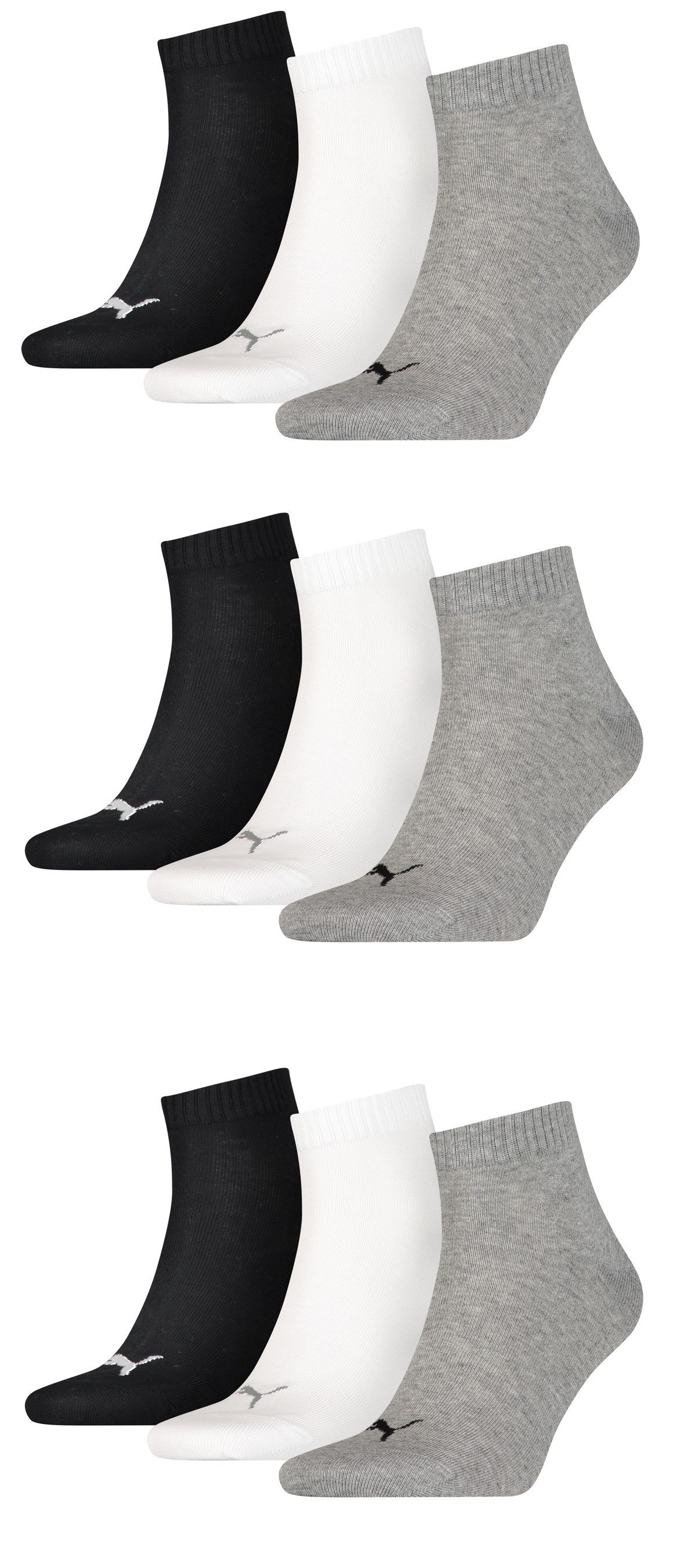 PUMA Sportsocken Puma Quarter Socken Sport im 9er Pack günstig online kaufen