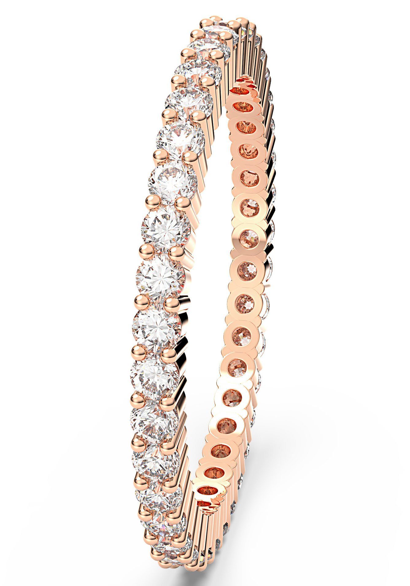Swarovski Fingerring Matrix Tennis Vittore, mit Swarovski® Kristall