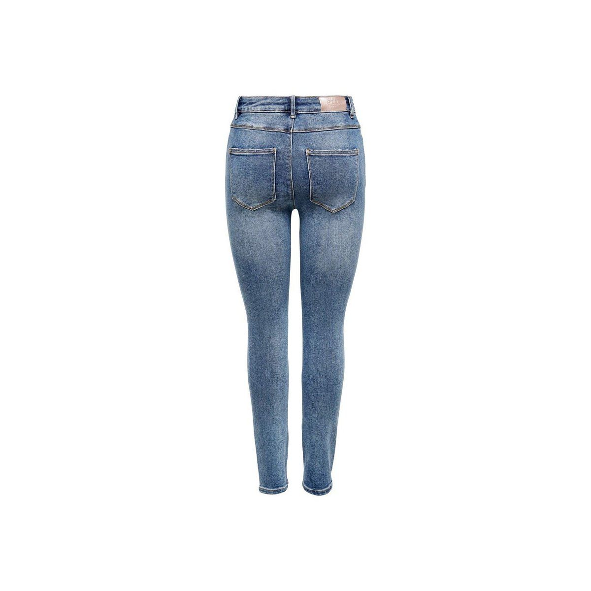 ONLY 5-Pocket-Jeans regular mittel-blau (1-tlg)