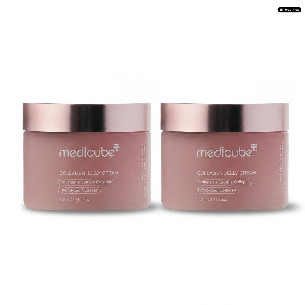 Medicube Gesichtsgel Medicube Collagen Jelly Cream 2er Set, 1-tlg., Vorteilspack für die tägliche Gesichtspflege