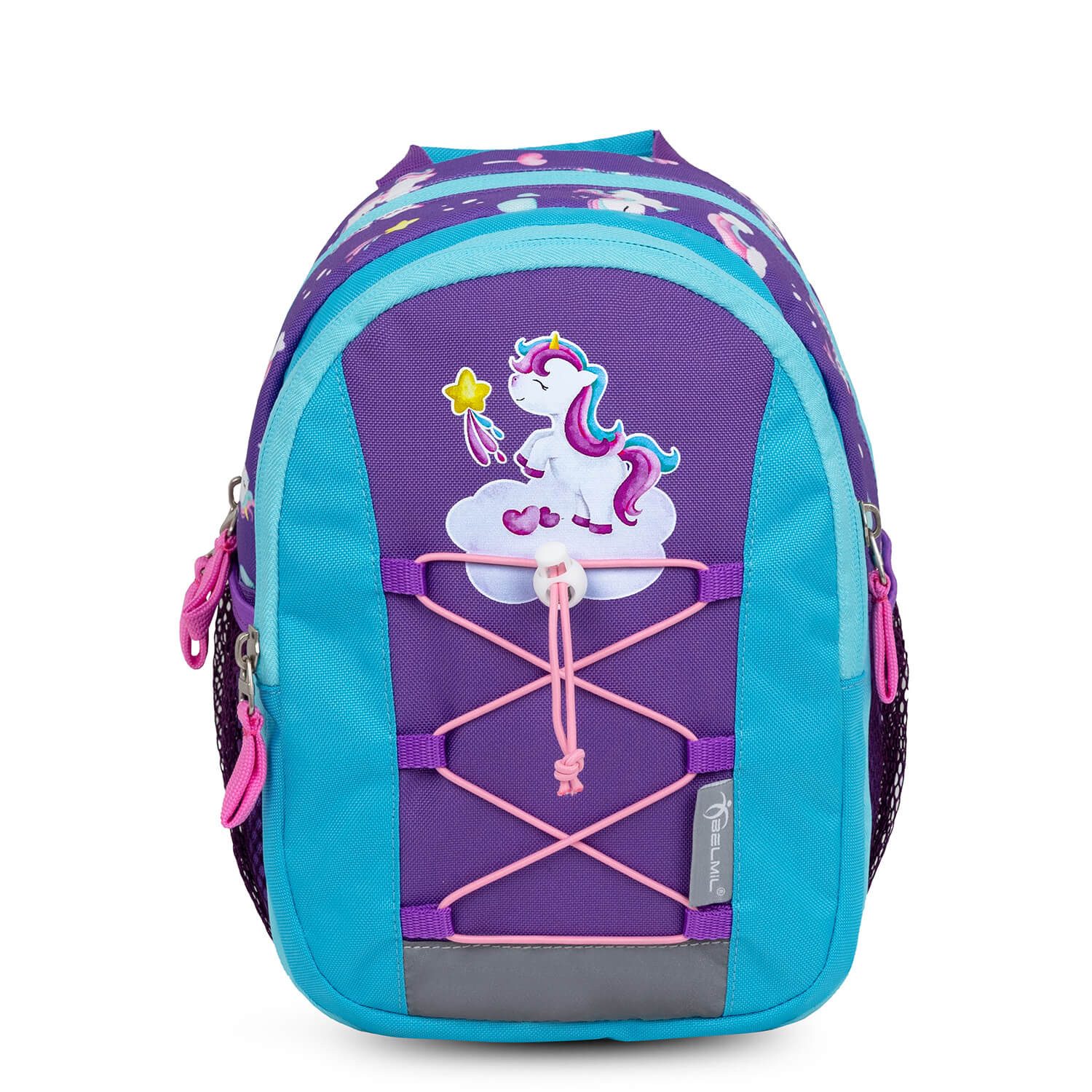Belmil Minirucksack Kindergartenrucksack "Ponyville" für 1-3 Jährige Kinder Rucksack