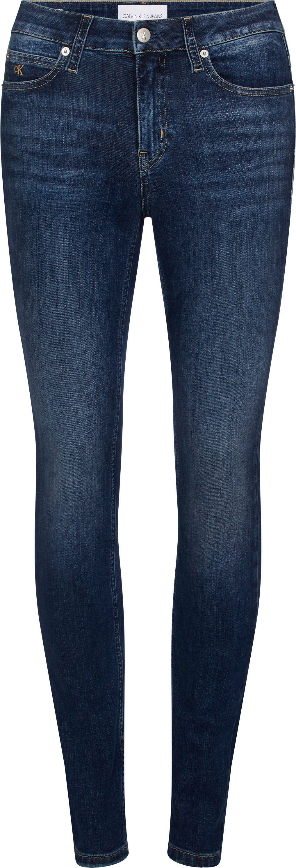 Calvin Klein Jeans Skinny-fit-Jeans »CKJ 011 MID RISE SKINNY« mit Fadeout  Effekt, Calvin Klein Jeans Markenlabel & CK Stickerei online kaufen | OTTO