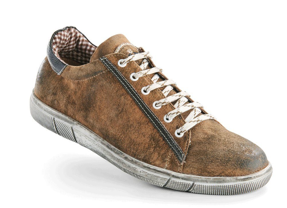 Steinnacher Bärbel Herren Sneaker Siegfried wood-Nappato braun Sneaker günstig online kaufen
