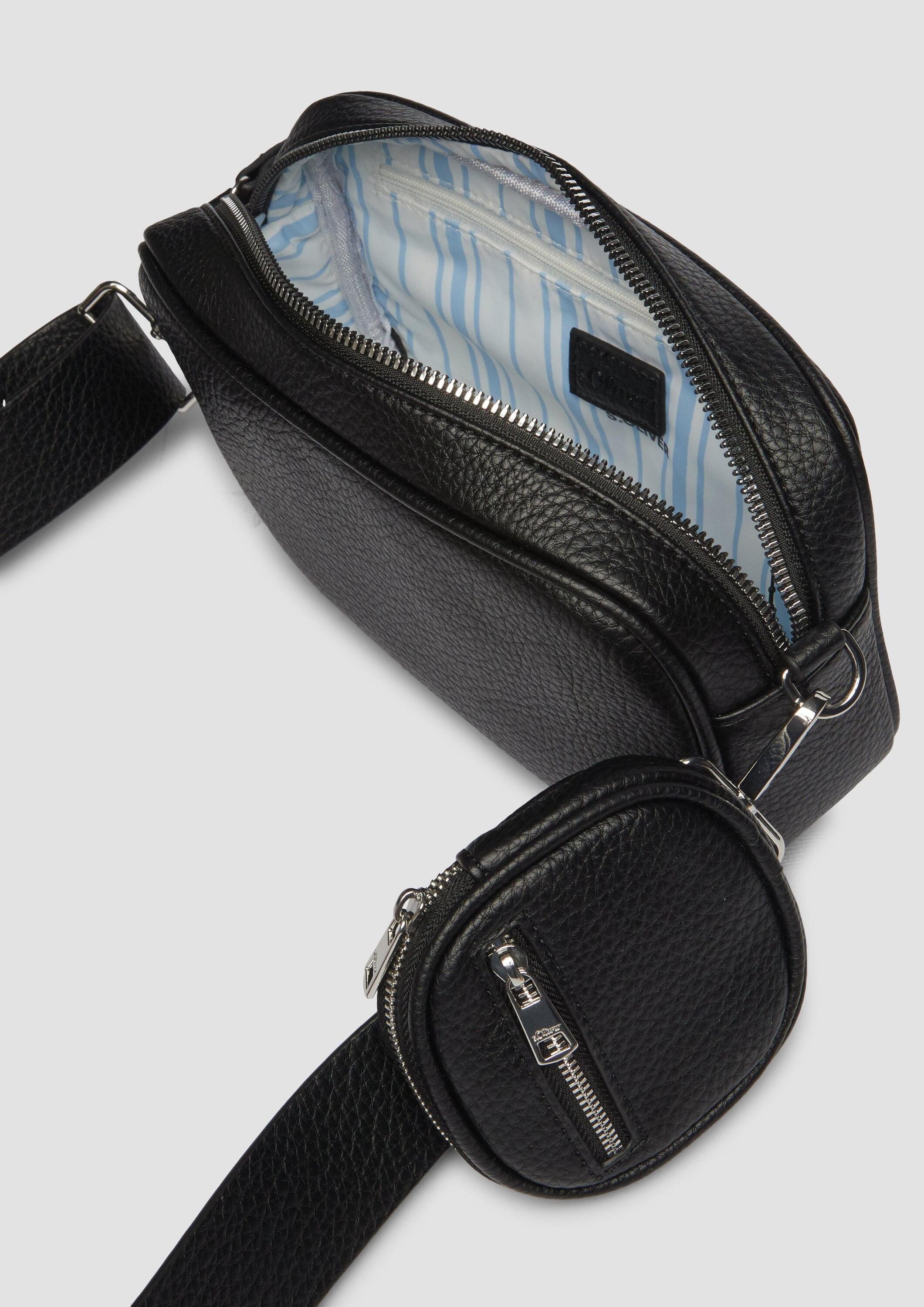 s.Oliver Umhängetasche Tasche, Camera-Bag mit abnehmbarem Schultergurt und Paspel-Detail