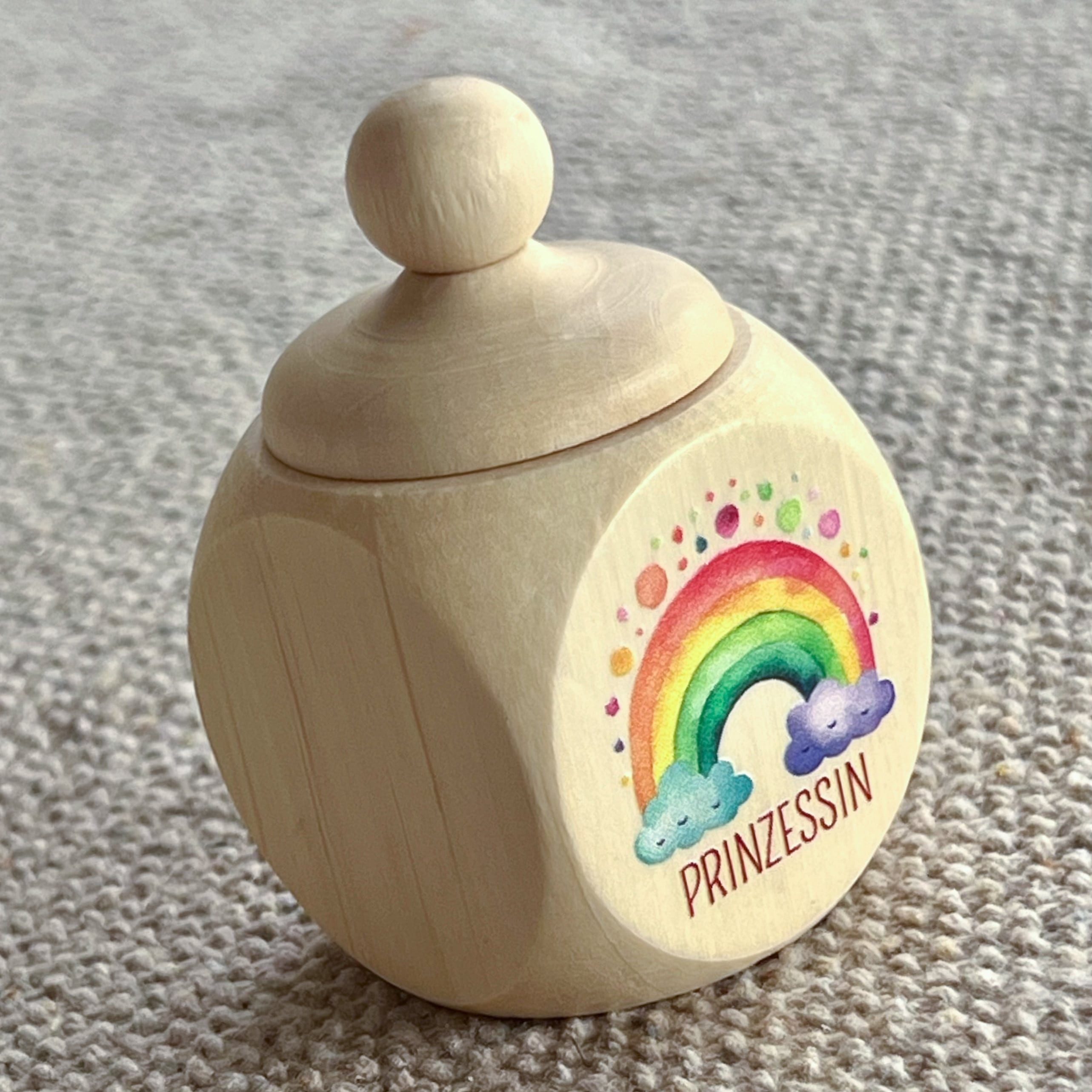 Spruchreif® Zahndose Milchzahndose aus Holz mit Schraubdeckel · Zahndose zur Aufbewahrung (1 St)