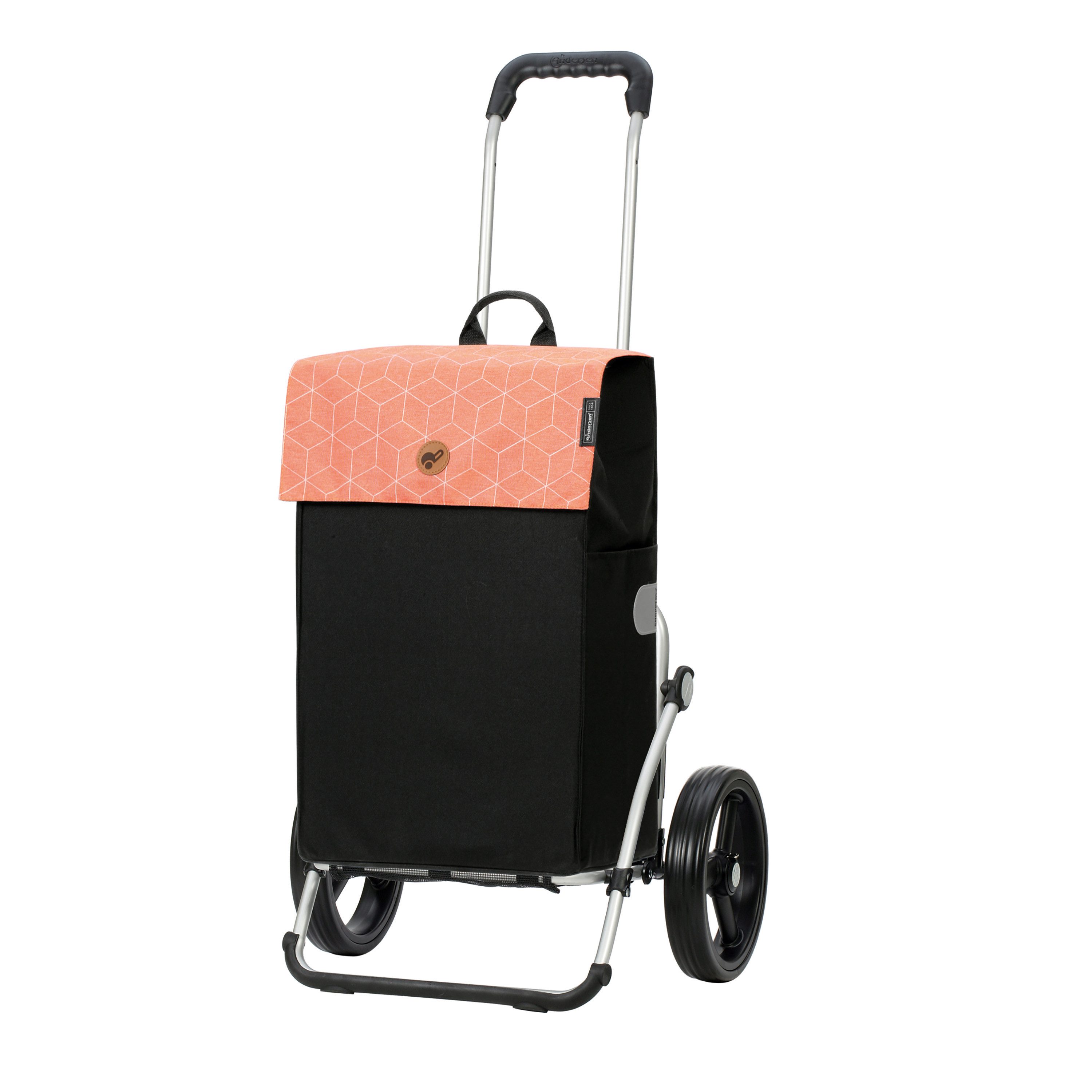 Andersen Einkaufstrolley Royal Shopper Vide apricot, klappbare Ladefläche, belastbar bis 50kg, wasserabweisend