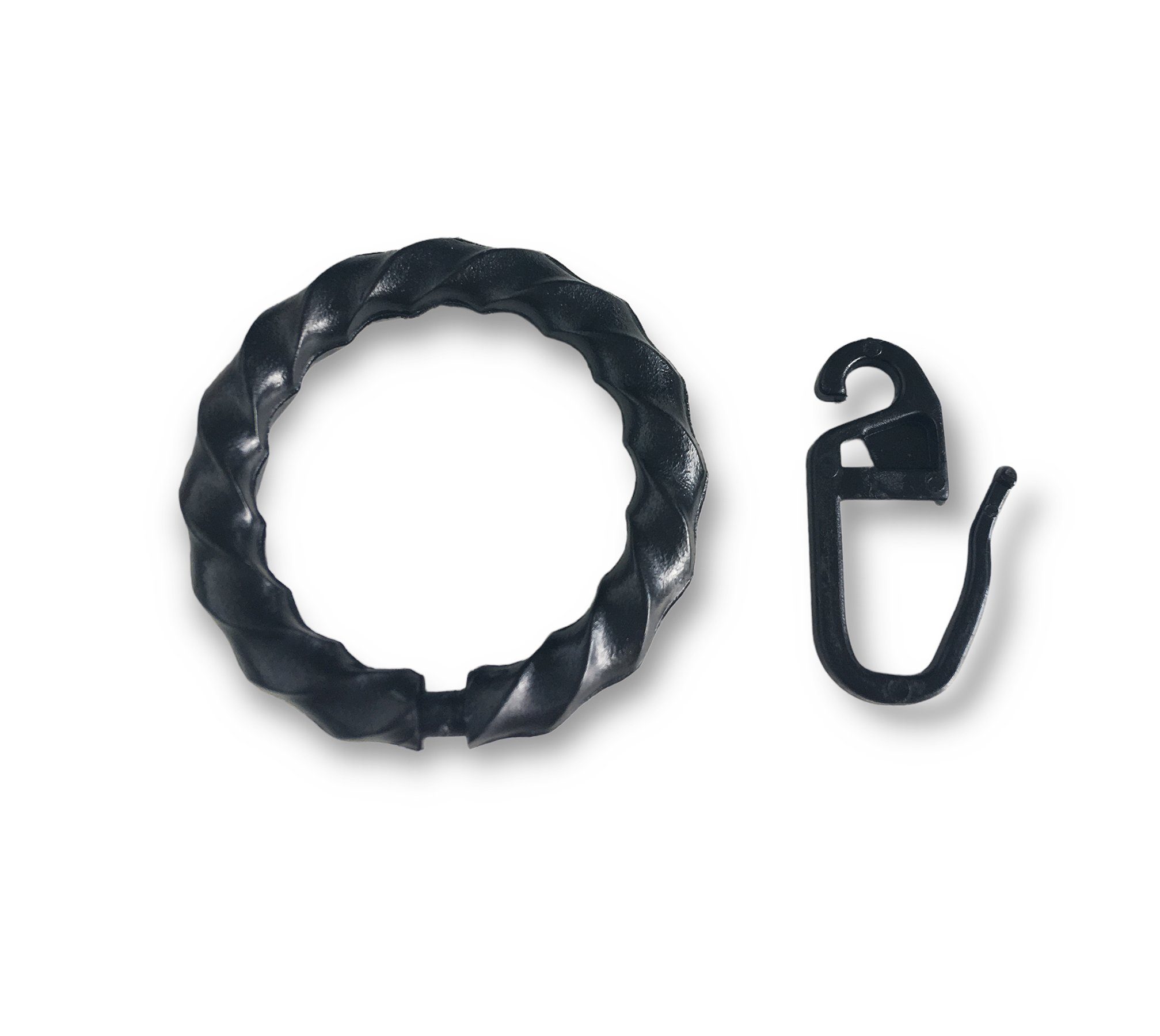 nodeko Gardinenring Vorhangringe für Schmiedeeisengarnituren, schwarz, für günstig online kaufen