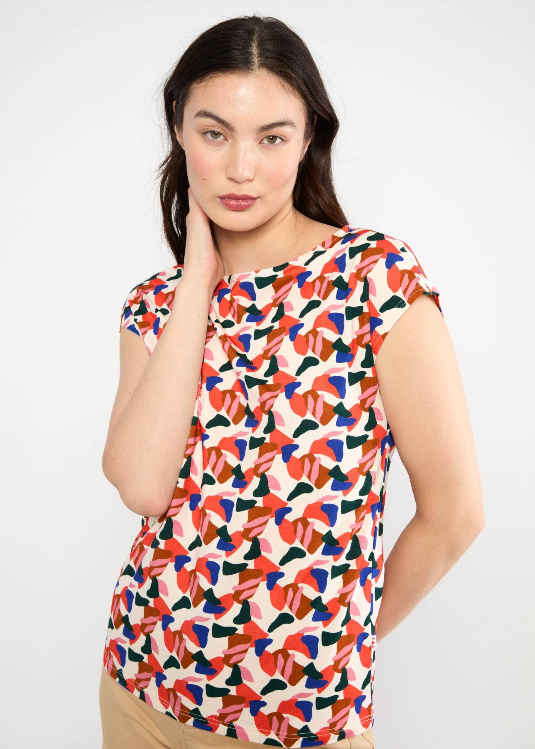 Blutsgeschwister Shirttop - T-Shirt Breezy Flowgirl