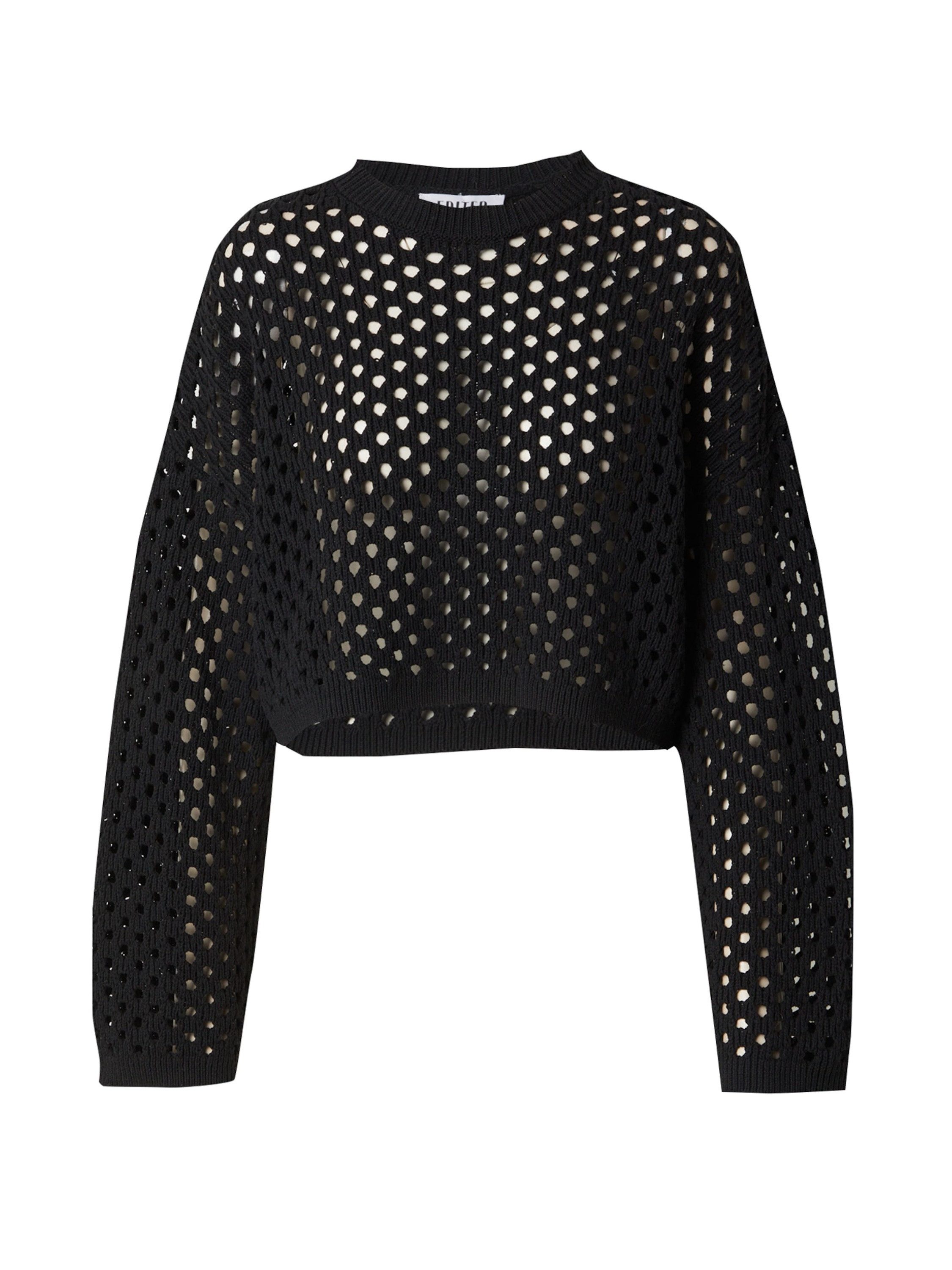 EDITED Strickpullover Yella (1-tlg) Lochmuster