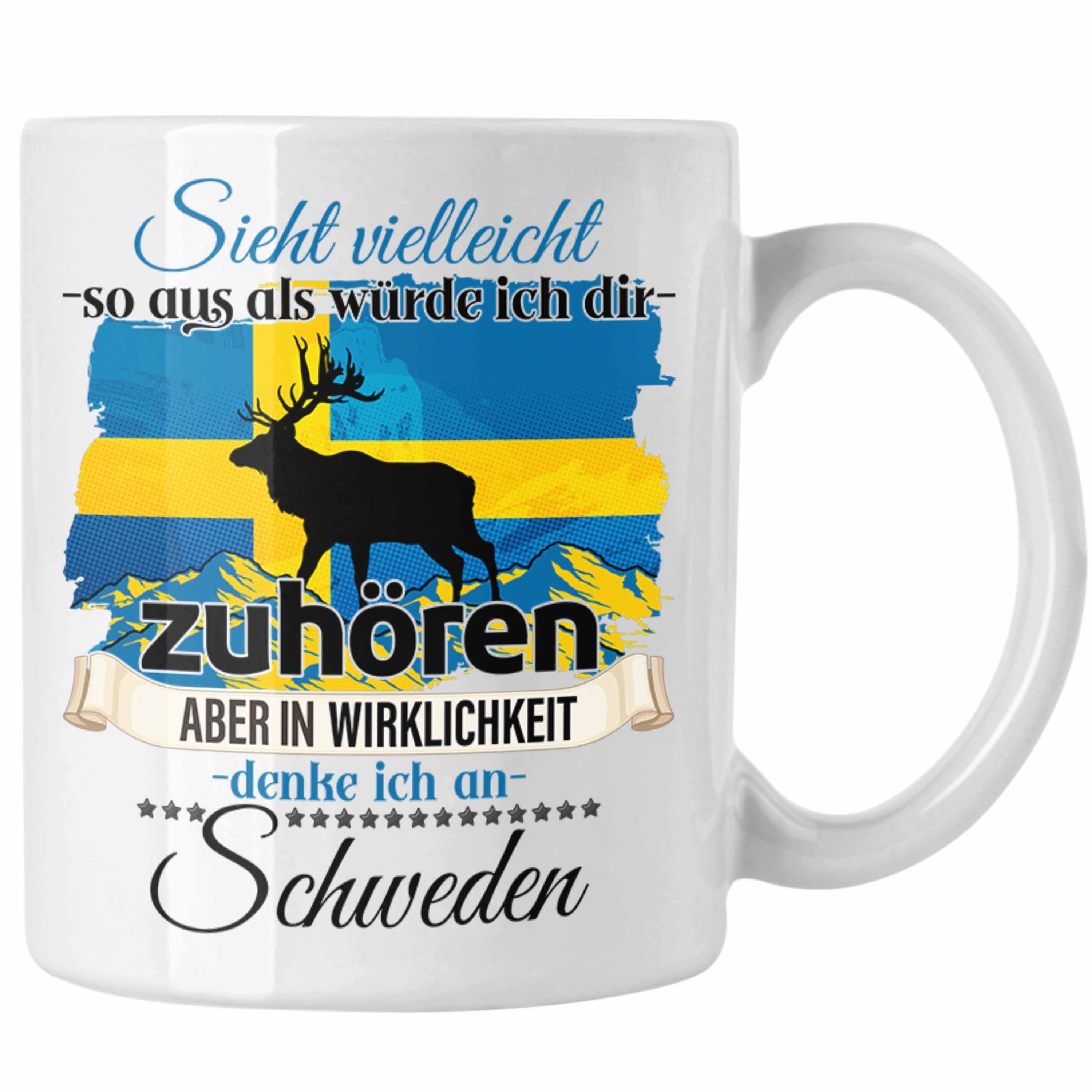 Trendation Tasse Trendation - Schweden Geschenk Tasse Schweden Liebhaber Geschenkidee L