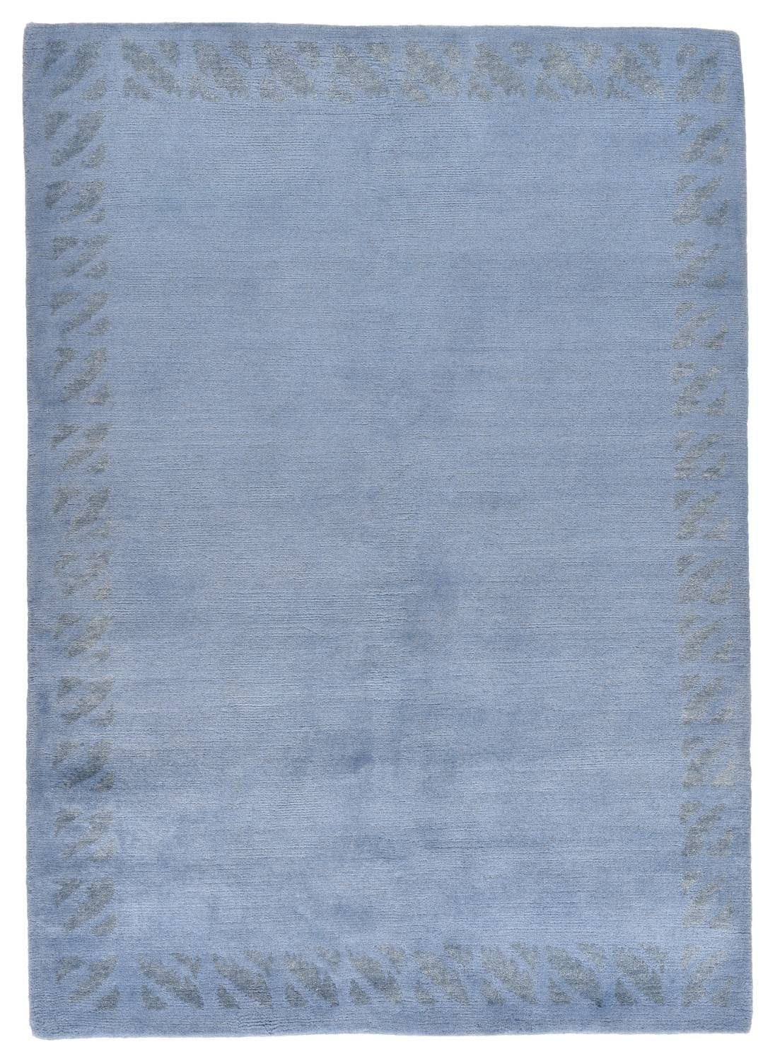 Teppich Tibet Loft, THEKO, Rechteckig, 160 x 230 cm, light blue
