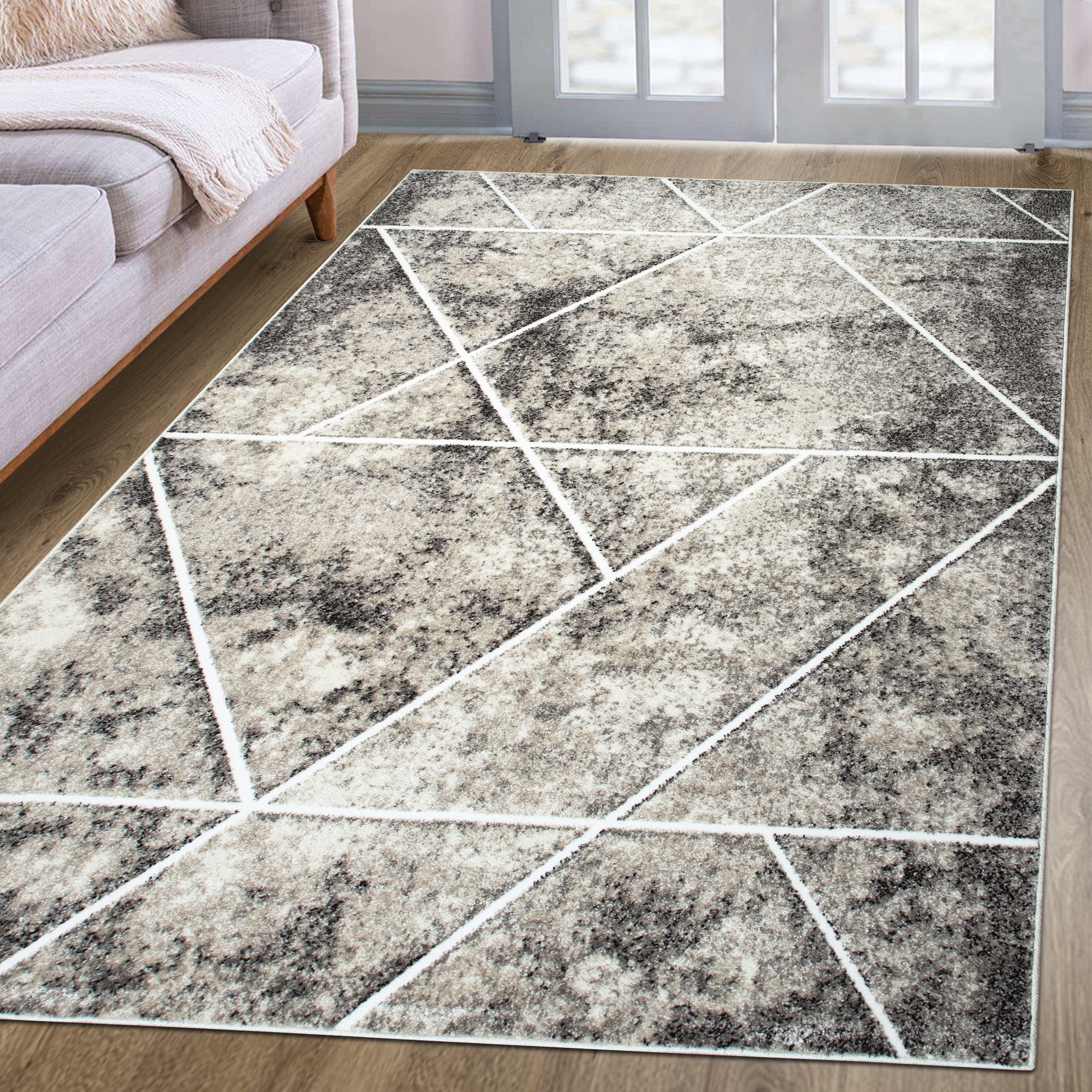 my home Teppich Kimly, geometrisches Design günstig online kaufen