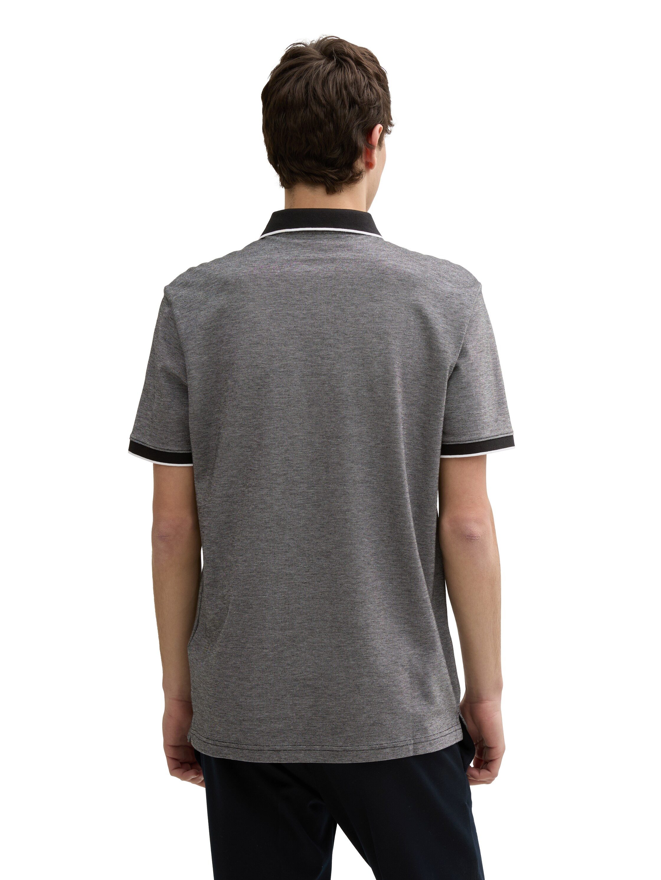 TOM TAILOR Denim Poloshirt mit Kontrastdetails günstig online kaufen