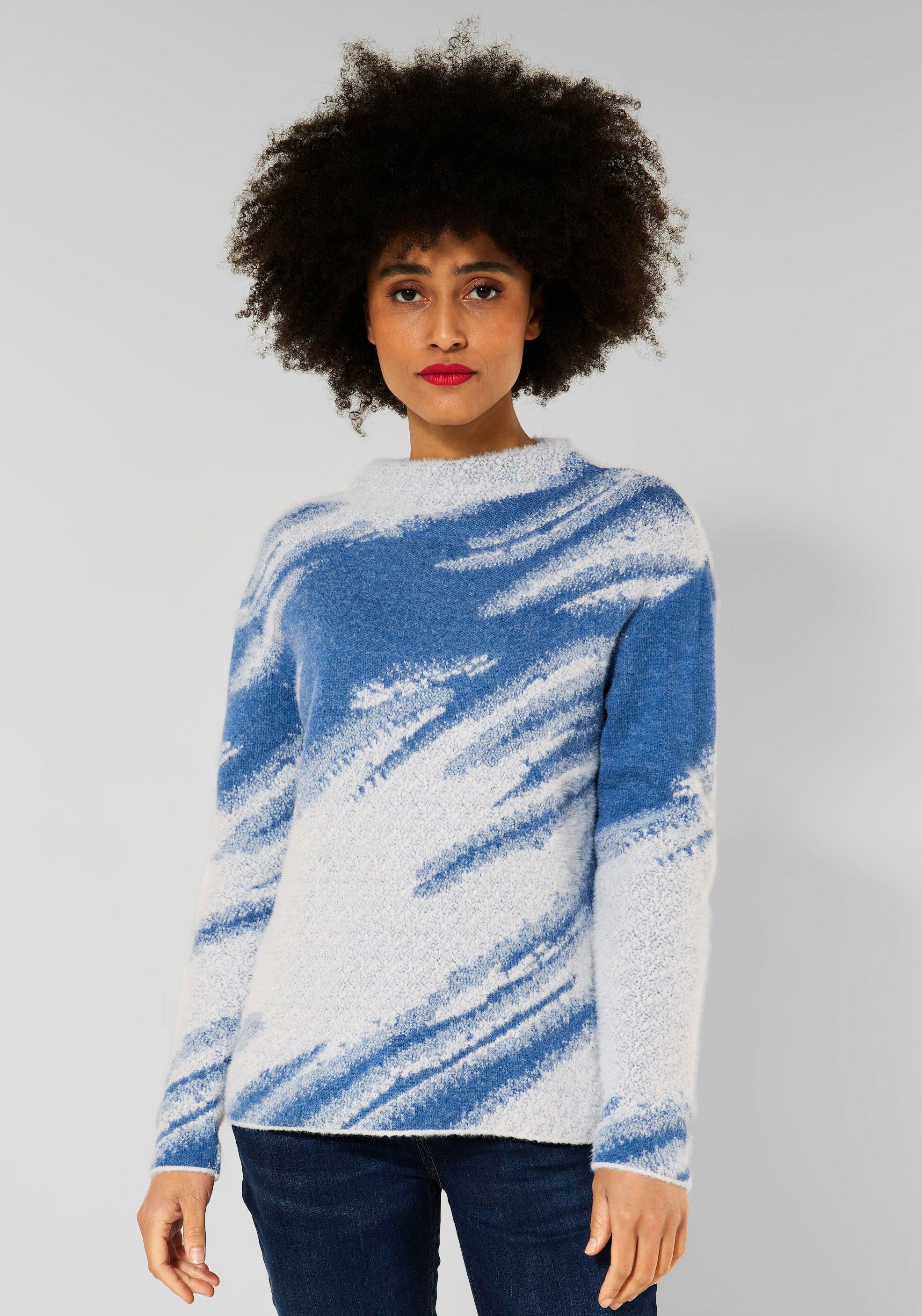 Street One Damen Pullover - Federgarn Strickpulli Für Herbst & Winter