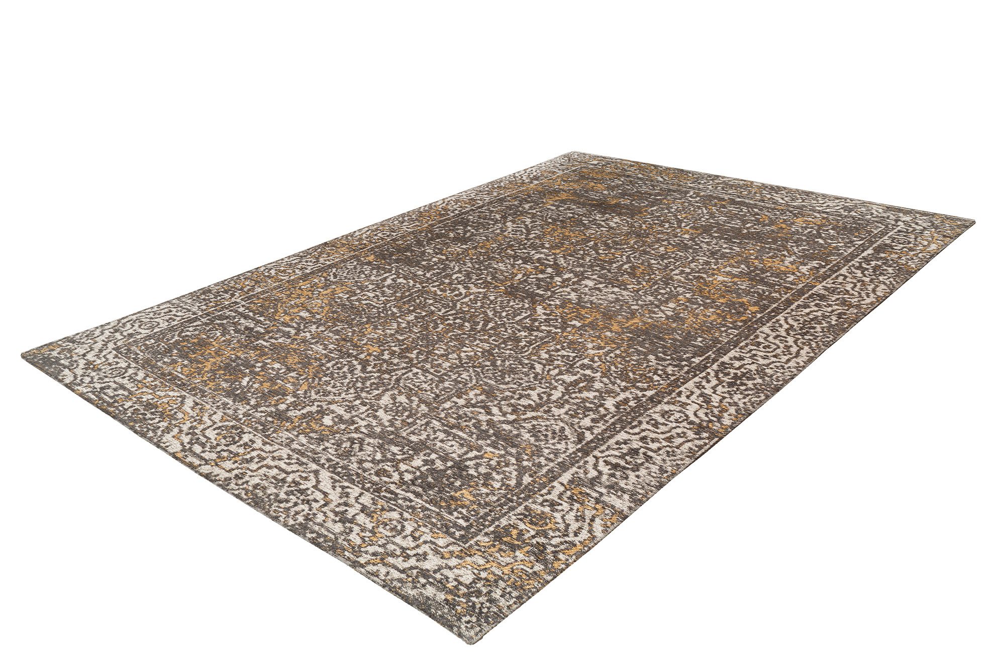 Kayoom Teppich Davis 225, rechteckig, Höhe: 12 mm, edles Design, pflegeleicht, neutrale Farben