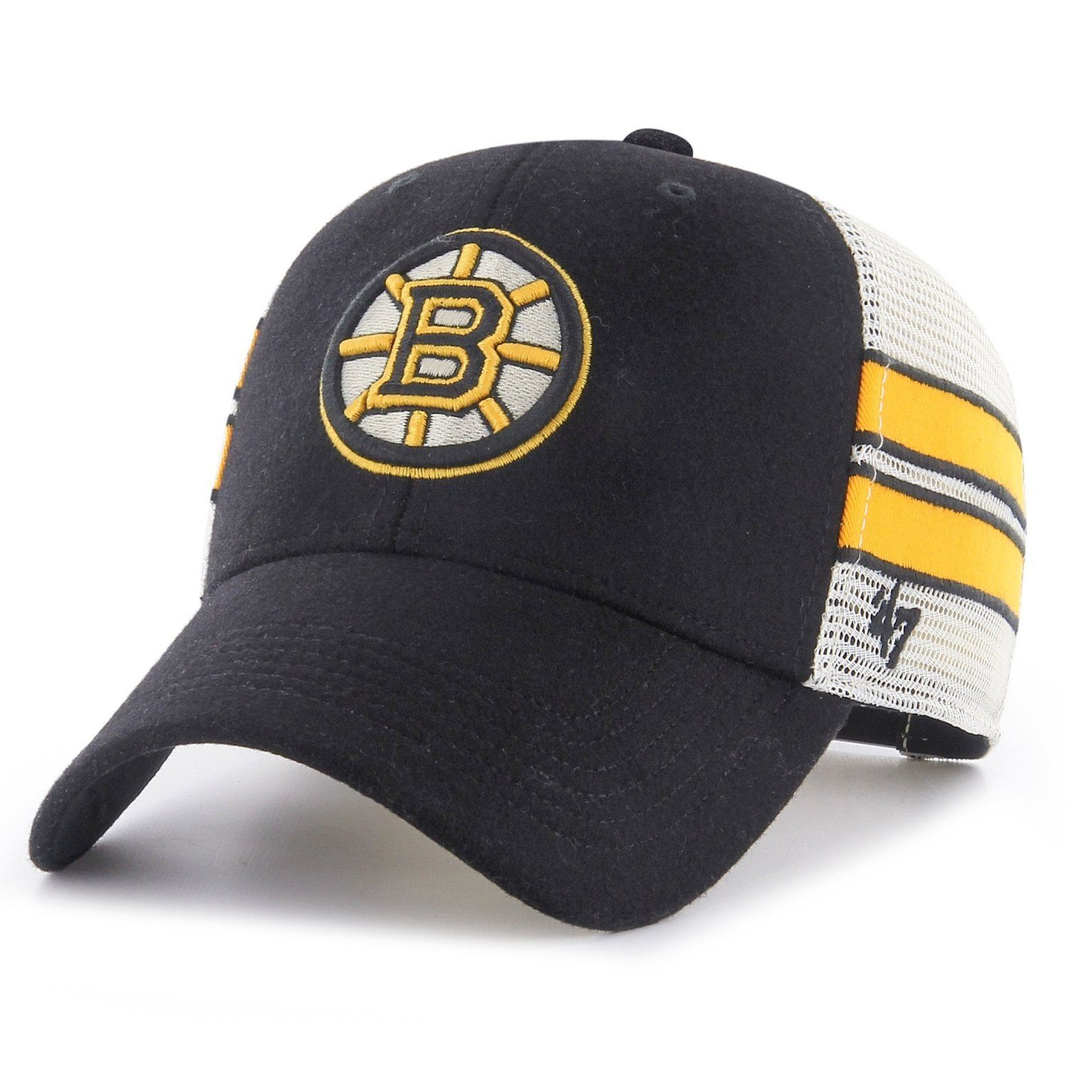 '47 Brand Trucker Cap Trucker STRIPED Boston Bruins