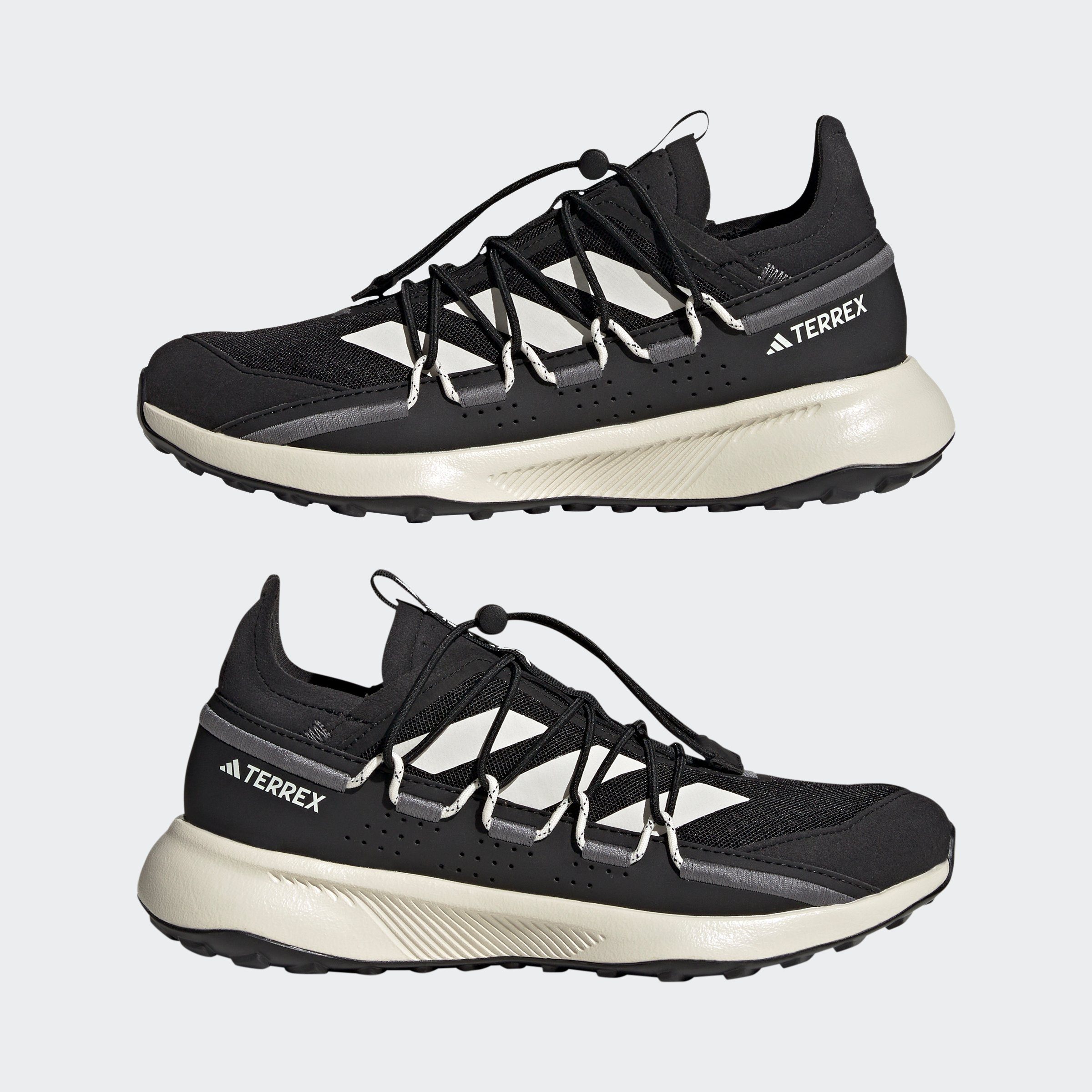 adidas Grey VOYAGER Wanderschuh / White Black TRAVEL 21 / Chalk TERREX Core Five