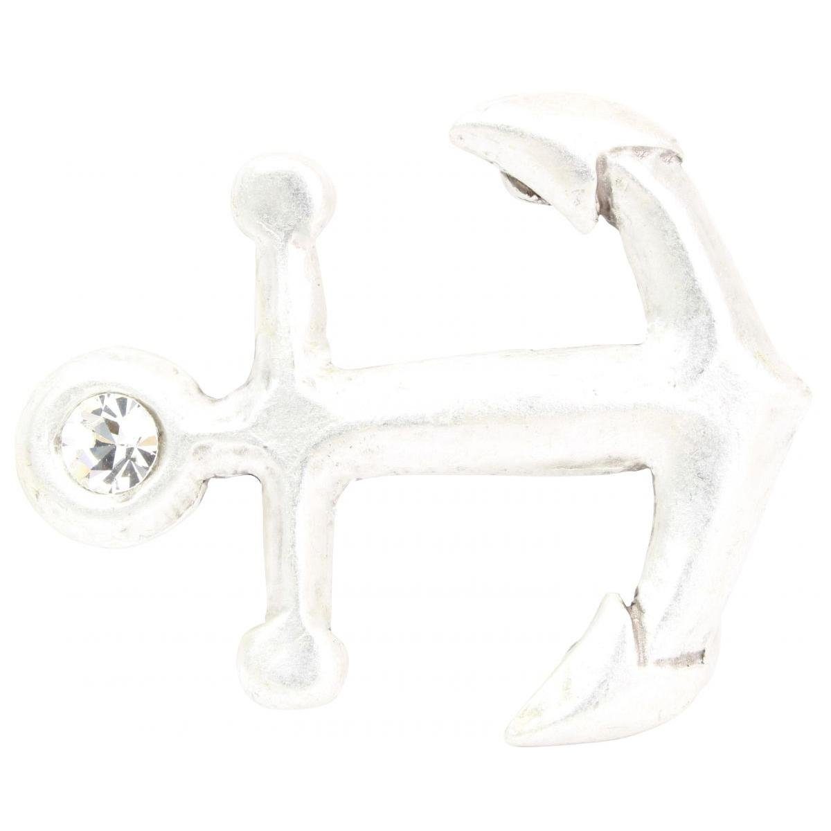 BELTINGER Gürtelschnalle Anker Bling 4,0 cm - Buckle Wechselschließe Gürtelschließe 40mm - Mit (1-St)
