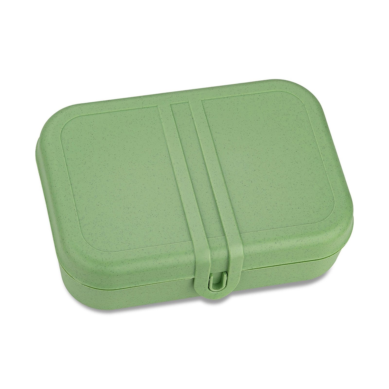 KOZIOL Lunchbox Lunchbox mit Trennsteg PASCAL L, Kunststoff, (Stück, 1-tlg), Brotdose Kunststoff Grün