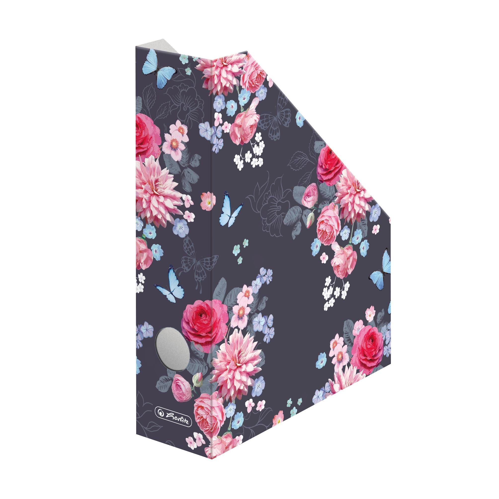 Herlitz Stehsammler Stehsammler A4 Wellpappe Ladylike Flowers Rückenbreite 7cm