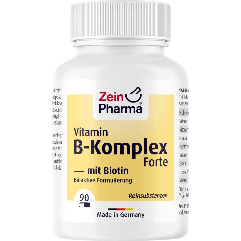 Zein Pharma - Germany GmbH VITAMIN B KOMPLEX+Biotin Forte Kapseln Kapseln, 90 St.