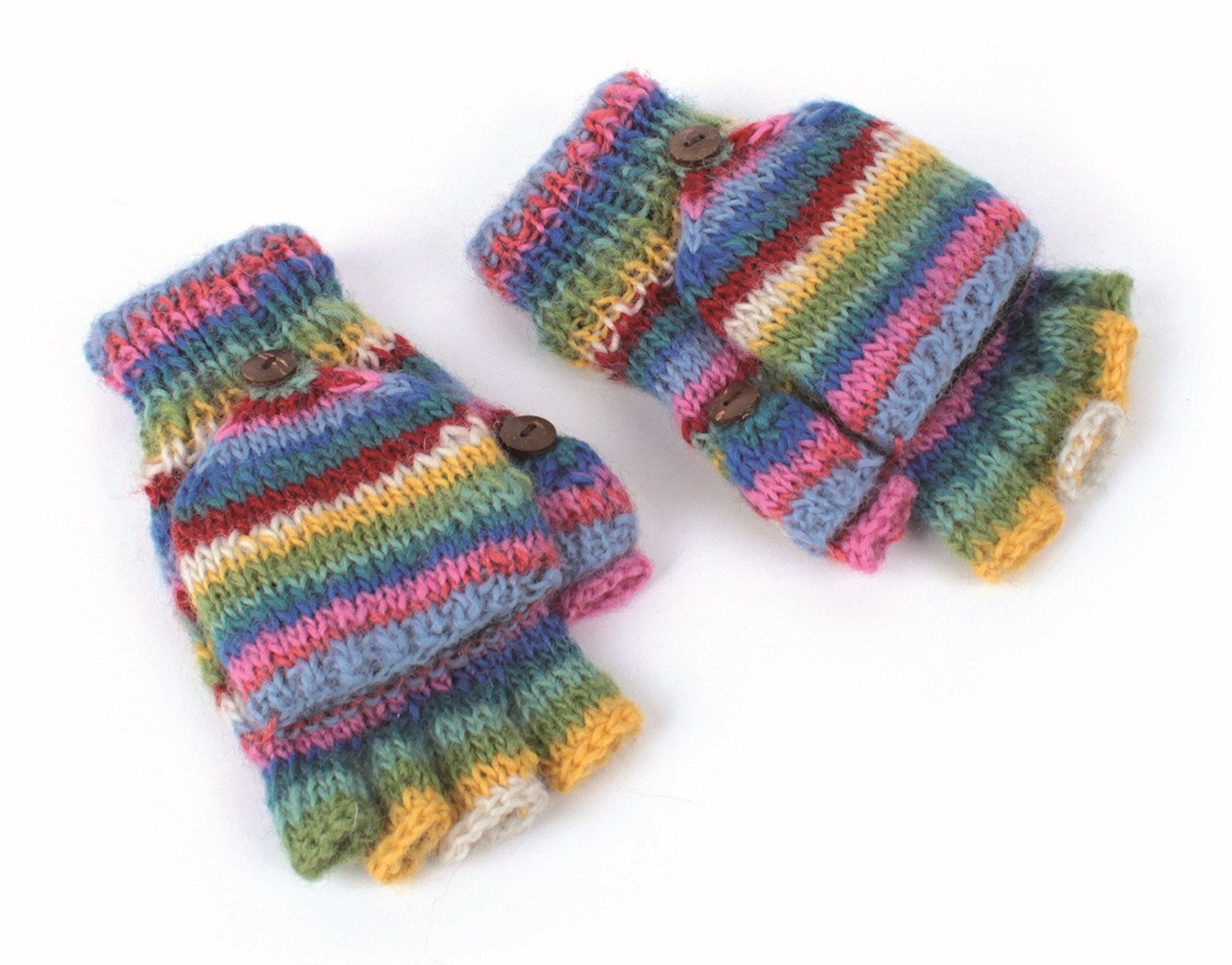 El Puente Fäustlinge Vario-Kinder-Handschuhe, Größe S, Handmade Handmade
