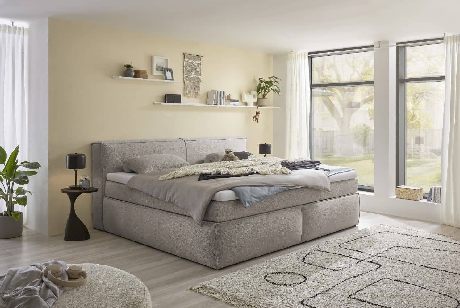 ED EXCITING DESIGN Boxspringbett Sandon 180x200 günstig online kaufen