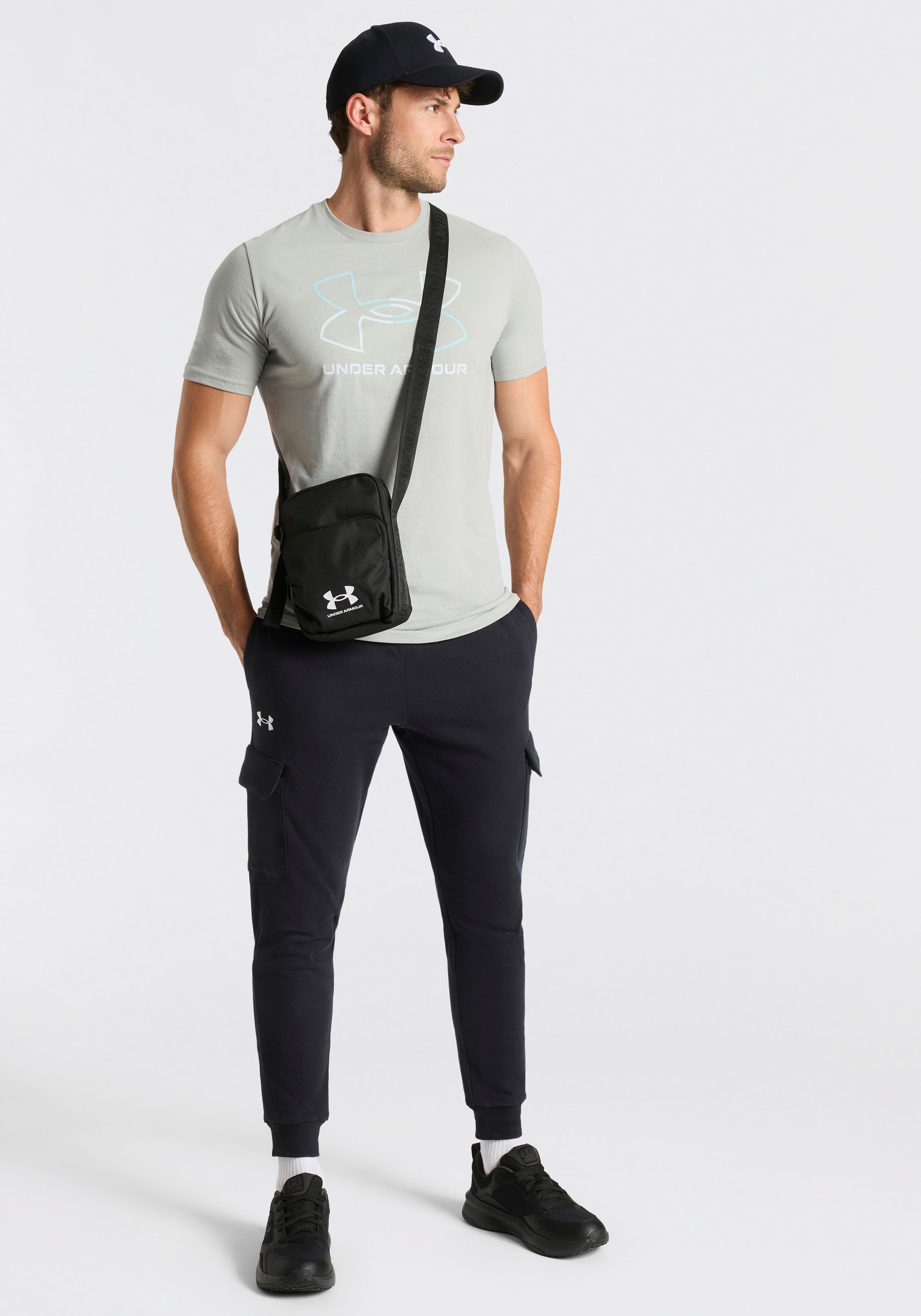 Under Armour® T-Shirt UA GL FOUNDATION UPDATE SS mit eingefasster Kante am Rundhalsausschnitt, pflegeleicht – Bild 5 von 5