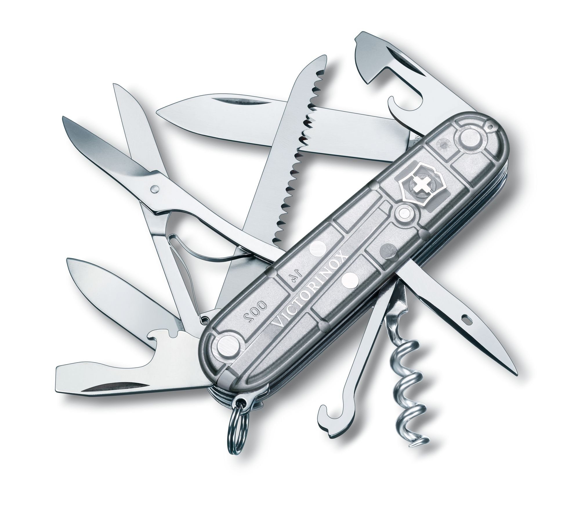 Victorinox 1.3713.T7 Huntsman Jagdmesser mittleres Funktionen 15 Taschenmesser