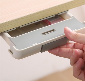 RefinedFlare Aufbewahrungsdose Versteckte Aufbewahrungsbox mit Schublade unter dem Schreibtisch