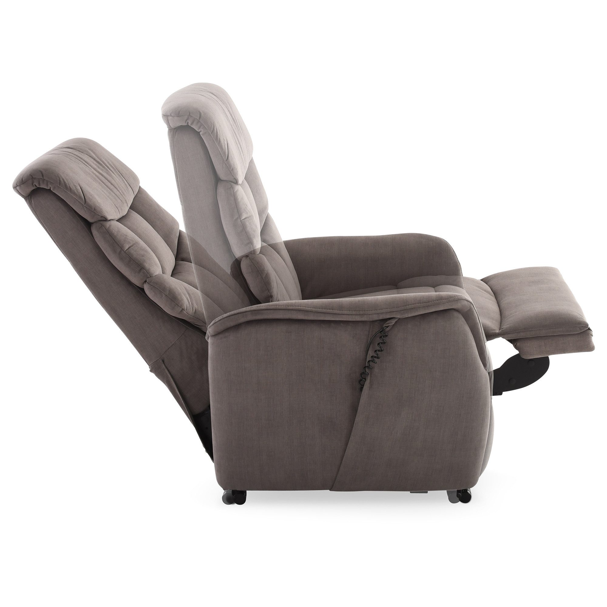Raburg TV-Sessel Fernsehsessel mit Aufstehhilfe, 120 kg, Relax- & Liegefunktion, Marlo, Relaxsessel, elektrisch mit Fernbedienung, 1 Motor
