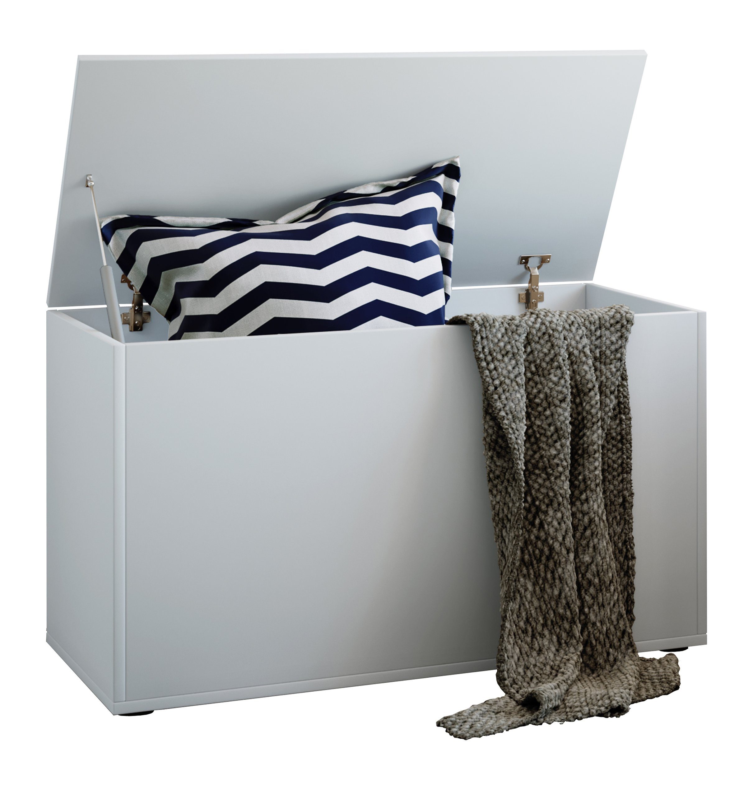 VCM Schuhbank Bendola B. 82 x T. 44 x H. 49 cm, Holztruhe, Kiste für flexiblen Einsatz in allen Wohnräumen