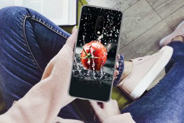 MuchoWow Handyhülle Tomate - Gemüse - Stilleben - Wasser - Rot, Phone Case, Handyhülle OnePlus 7, Silikon, Schutzhülle